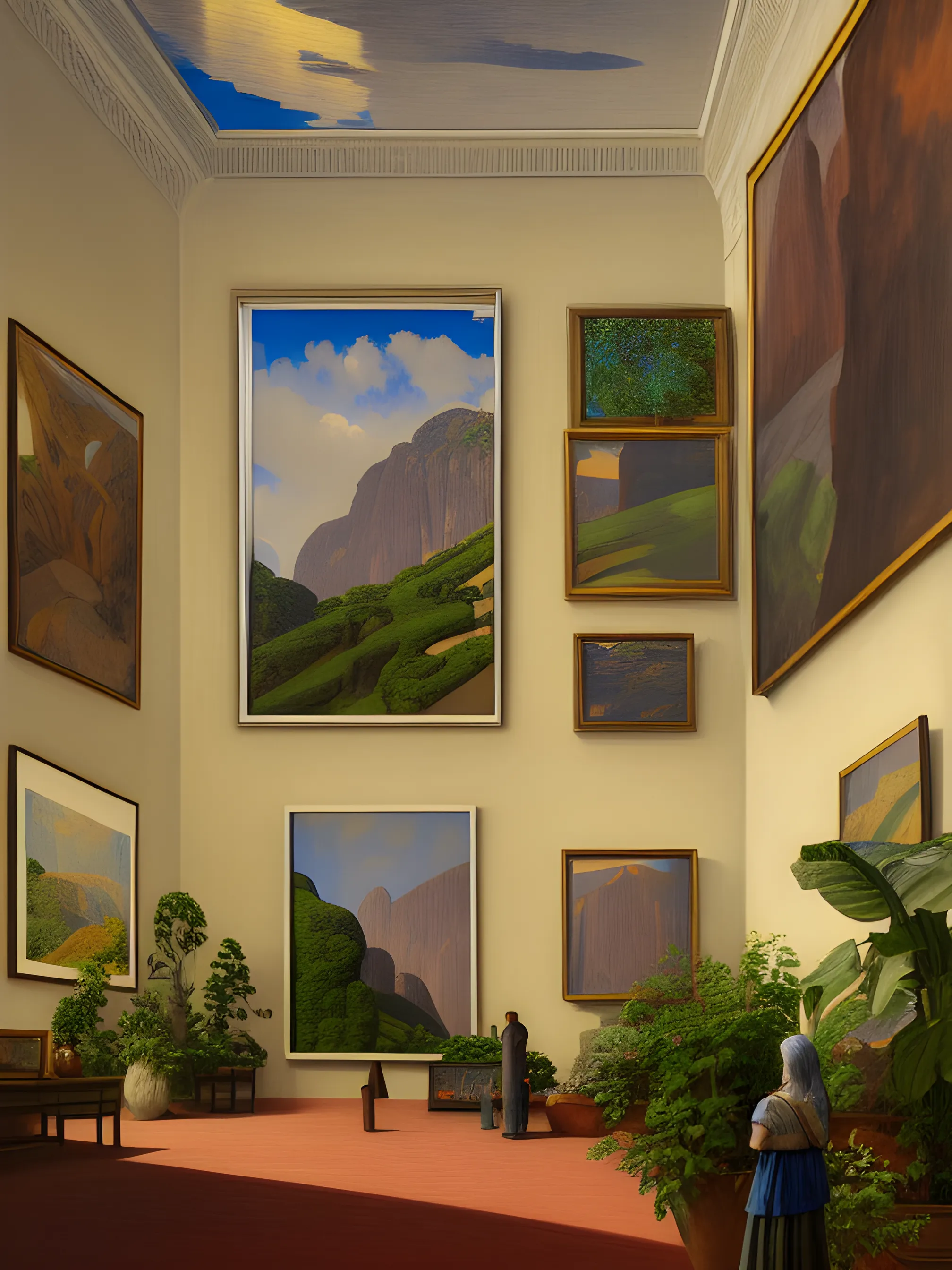 In the future, will Nature be so ravaged by pollution, deforestation and climate change that the only way to enjoy it would be through a preserved slice, in an indoor museum ?