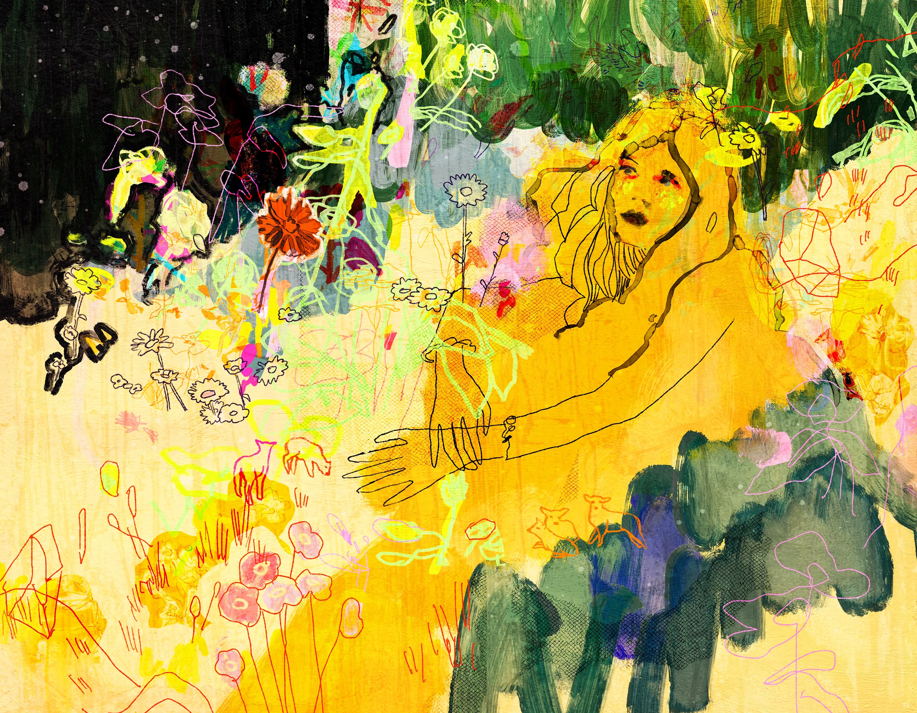 Even in a garden bathed in the warmest light, where promise hums through the air and the sky spills wonder and opportunity, the heart may still linger in forgotten rooms, drifting across barren plains, consumed by a silence that gathers like dust.