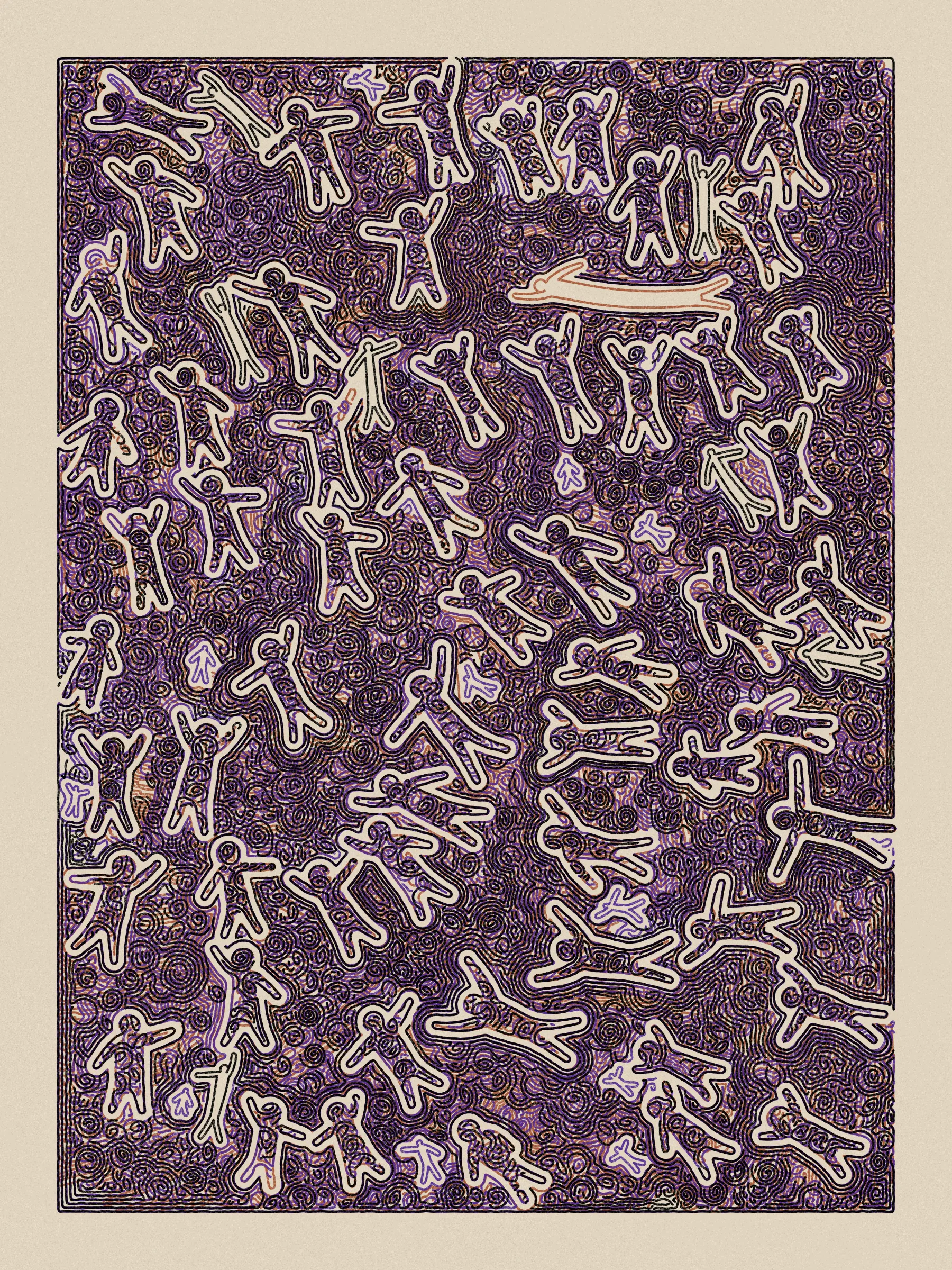 It’s a party! Scribble Party continues my exploration of recursive scribbling and plottable works, introducing figures drawn in dynamic, flowing forms that often resemble dance-like movements.

Each piece also represents the minter's participation in the game. Inspired by party games, a countdown clock starts with the first mint of the game. Subsequent mints will extend the game by resetting the clock to a minimum time threshold if less time remains. No more mints can occur once the clock reaches zero. Each mint also contributes to a prize, which can be withdrawn by whoever holds the last minted piece. As the game progresses, the contribution of each mint to the prize diminishes, and the clock extensions shorten, accelerating the game towards a conclusion.

The artwork is designed to be plotted on Arch A (9"x12") paper with 0.45mm or 0.5mm pens. The pen colors are selected from popular commercially available sets, ensuring easy replication.