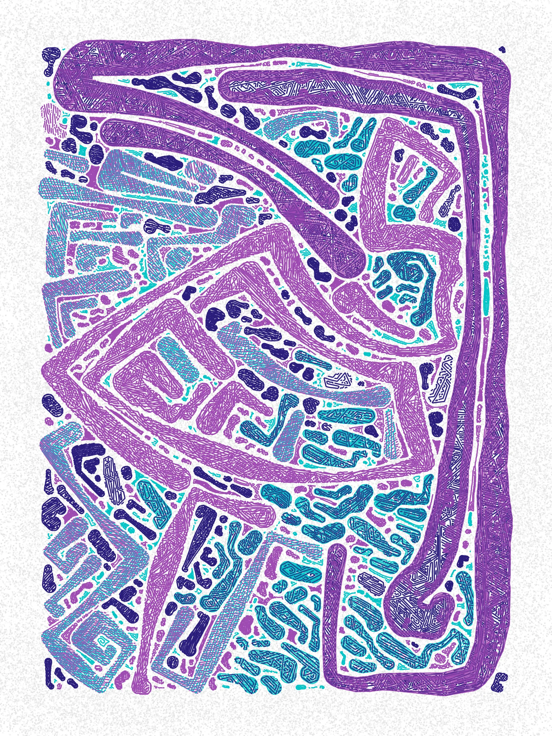 What’s a great way to have fun with friends? Scribbling!

Scribble Together is an experiment in collaborative creation. I designed a scribbling algorithm without knowing what the eventual colors will be. I’ve then asked friends to create palettes using a custom palette tool.

The palettes may allow for some variety such as choosing from multiple paper colors or selecting a subsample from a set of pen colors. Additionally, palette creators were able to create more than one palette.

When a piece is minted, it is randomly assigned a palette. However, for a limited time, collectors can change the palette for their pieces. Collector’s choices during this time will affect how primary sales are distributed to palette creators.

The artwork is designed to be plotted on 9"x12" paper using 0.45mm or 0.5mm pens. Whether the specific palette for a given piece allows for plotting is a choice left to the palette creator.