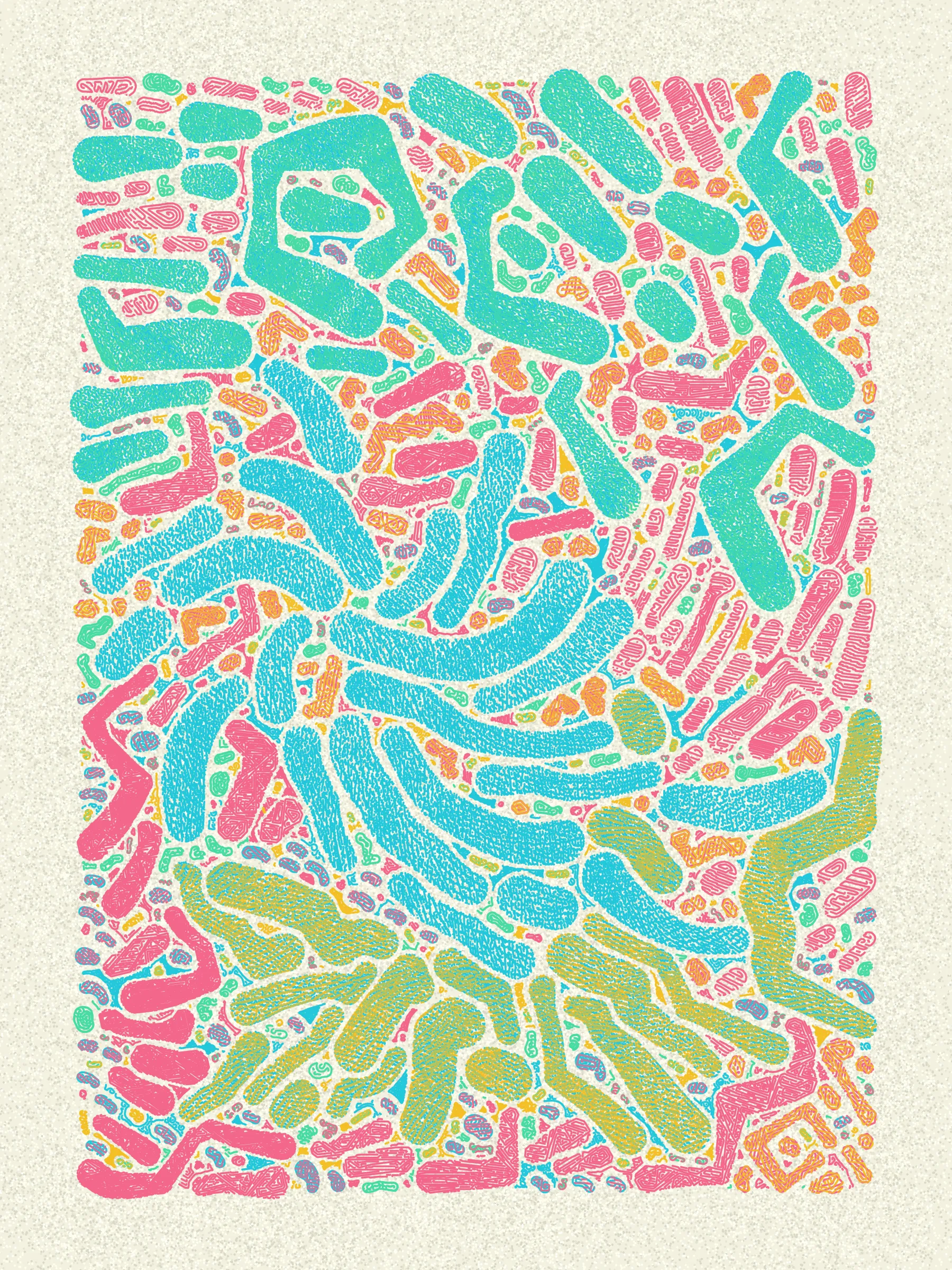 What’s a great way to have fun with friends? Scribbling!

Scribble Together is an experiment in collaborative creation. I designed a scribbling algorithm without knowing what the eventual colors will be. I’ve then asked friends to create palettes using a custom palette tool.

The palettes may allow for some variety such as choosing from multiple paper colors or selecting a subsample from a set of pen colors. Additionally, palette creators were able to create more than one palette.

When a piece is minted, it is randomly assigned a palette. However, for a limited time, collectors can change the palette for their pieces. Collector’s choices during this time will affect how primary sales are distributed to palette creators.

The artwork is designed to be plotted on 9"x12" paper using 0.45mm or 0.5mm pens. Whether the specific palette for a given piece allows for plotting is a choice left to the palette creator.