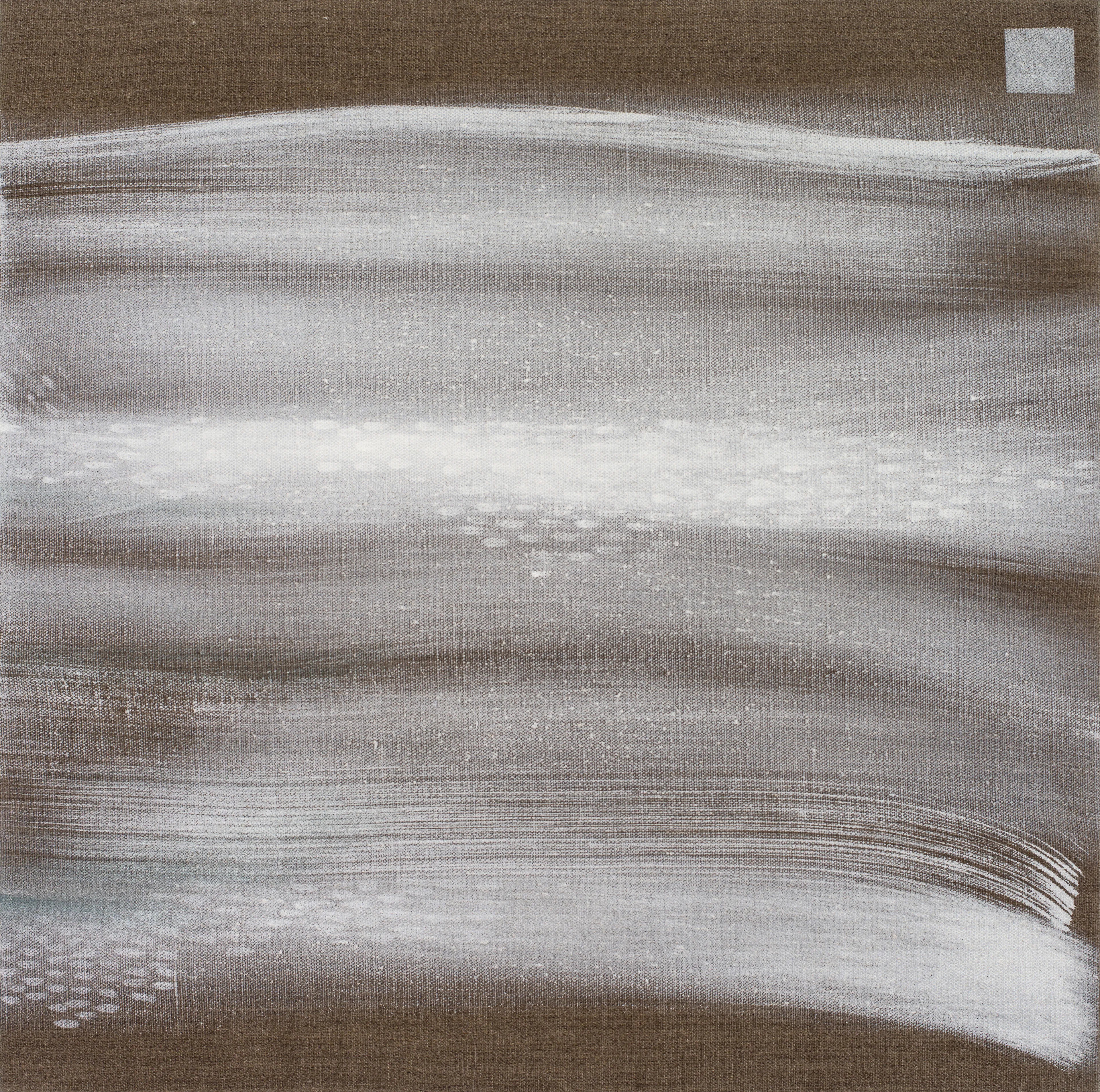 Liminal Space II  
"Art is a vehicle to express the intangible, making visible the invisible energies around and within us." - Gina Choy

Created by wielding traditional Chinese painting techniques and philosophy through a Western medium, this collection draws together the artist’s academic training of both historical fine art traditions. 

Painted with oils on exquisitely woven & twice sized Belgium linen this body of work completes the 'Liminal Space' series. The prelude to this work was painted in ink and pigment on rice paper and was something of a study for this collection.

In this subsequent collection, each work reflects the aesthetics of meticulous calligraphic mark making and the gestural movements of intuitive responses characteristic of the tradition of Chinese painting. They also lean into an abstraction of form to express an ephemeral experience of the natural world.

Applying an Eastern methodology to Western materials brought a somatic savouring to the process, creating a deep state of flow. Therefore, these images are artefacts of the sublime experience of painting as meditation as well as a reflection of the aesthetic beauty of nature.

This important body of work was celebrated in a solo exhibition at OneSpace Gallery in Brisbane, Australia (2017) and warmly reviewed by Professor Dong Ya, Head of the School of Art and Architecture at Tianjin University, China. This collection was also published in an article by the TAASA Review (VOL 28, No.4).  

Majority of these paintings were destroyed by flood in 2020, a few were reluctantly painted over to make way for new artworks. Of the remaining two physicals in this artist's possession, one will be gifted to the patron of its NFT counterpart (to be revealed to the collector after it’s acquisition).