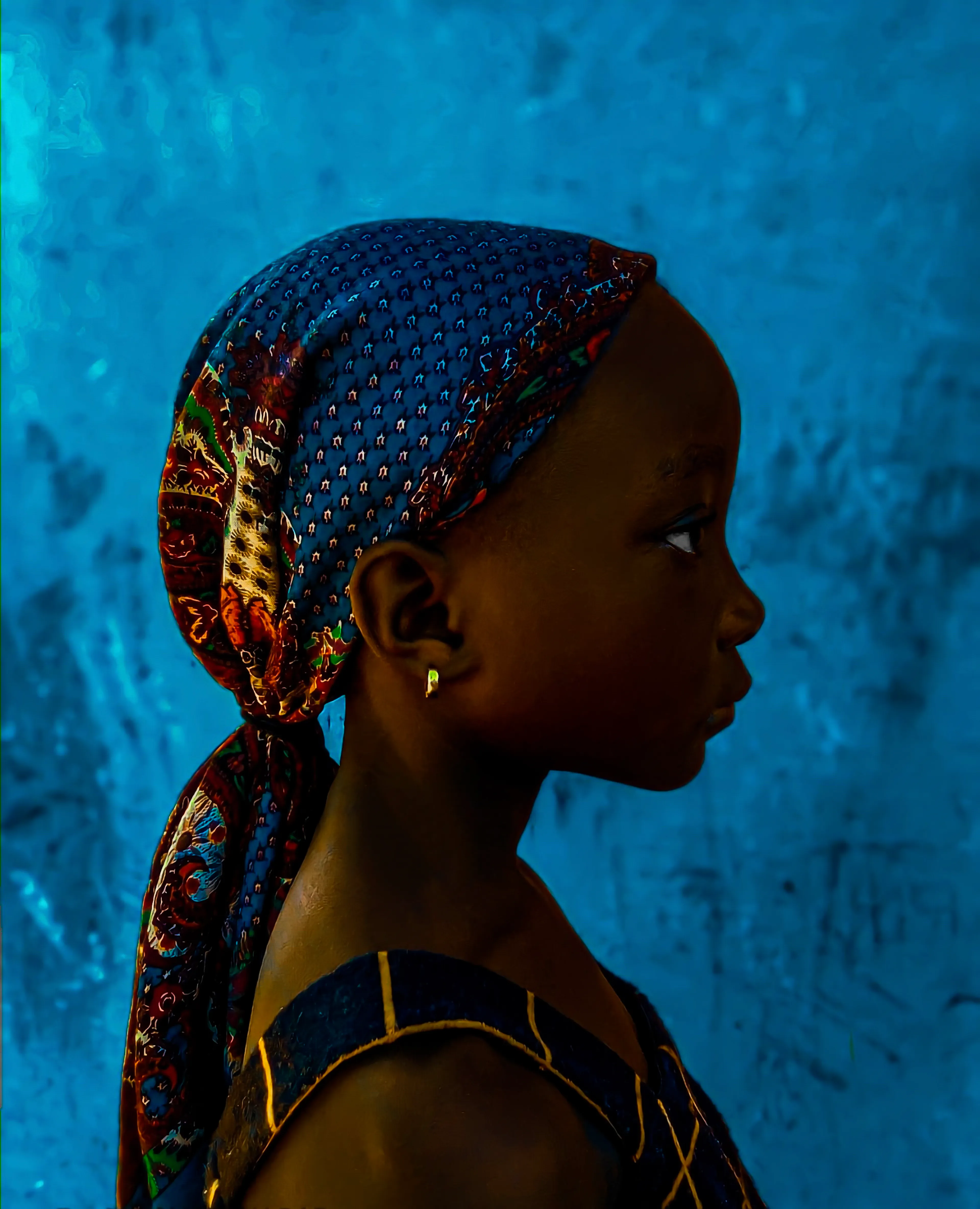Black, So Beautiful by Sarfo Emmanuel Annor

The Essence of Color is a collection of 35 vibrant and colorful portraits celebrating the heritage and customs of Ghana. In this collection, Sarfo Emmanuel Annor explores the contrast between the black skin and joyful colors to shed light on African fashion, beauty and culture. 

Edition: 1/1
