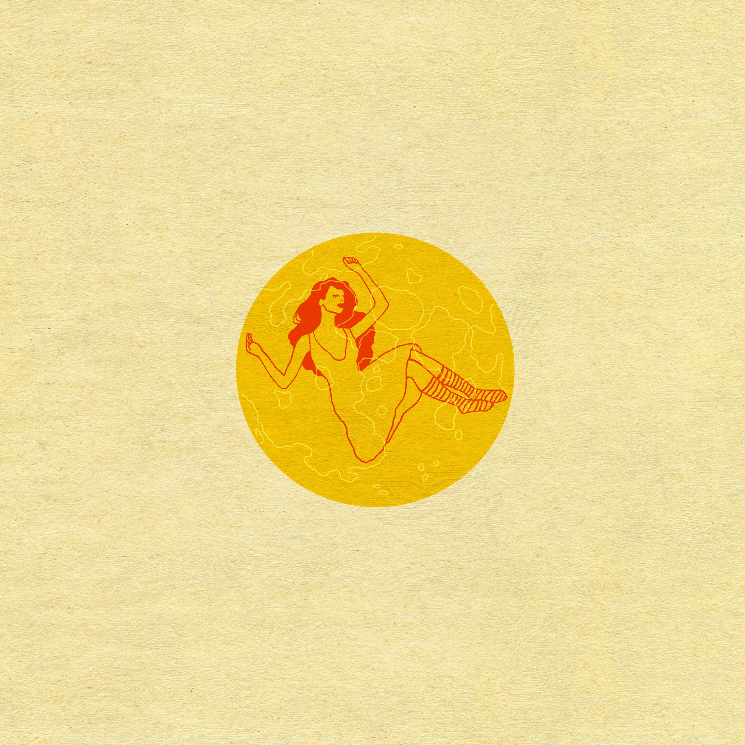 tiny drawing 15 - hollow moon
