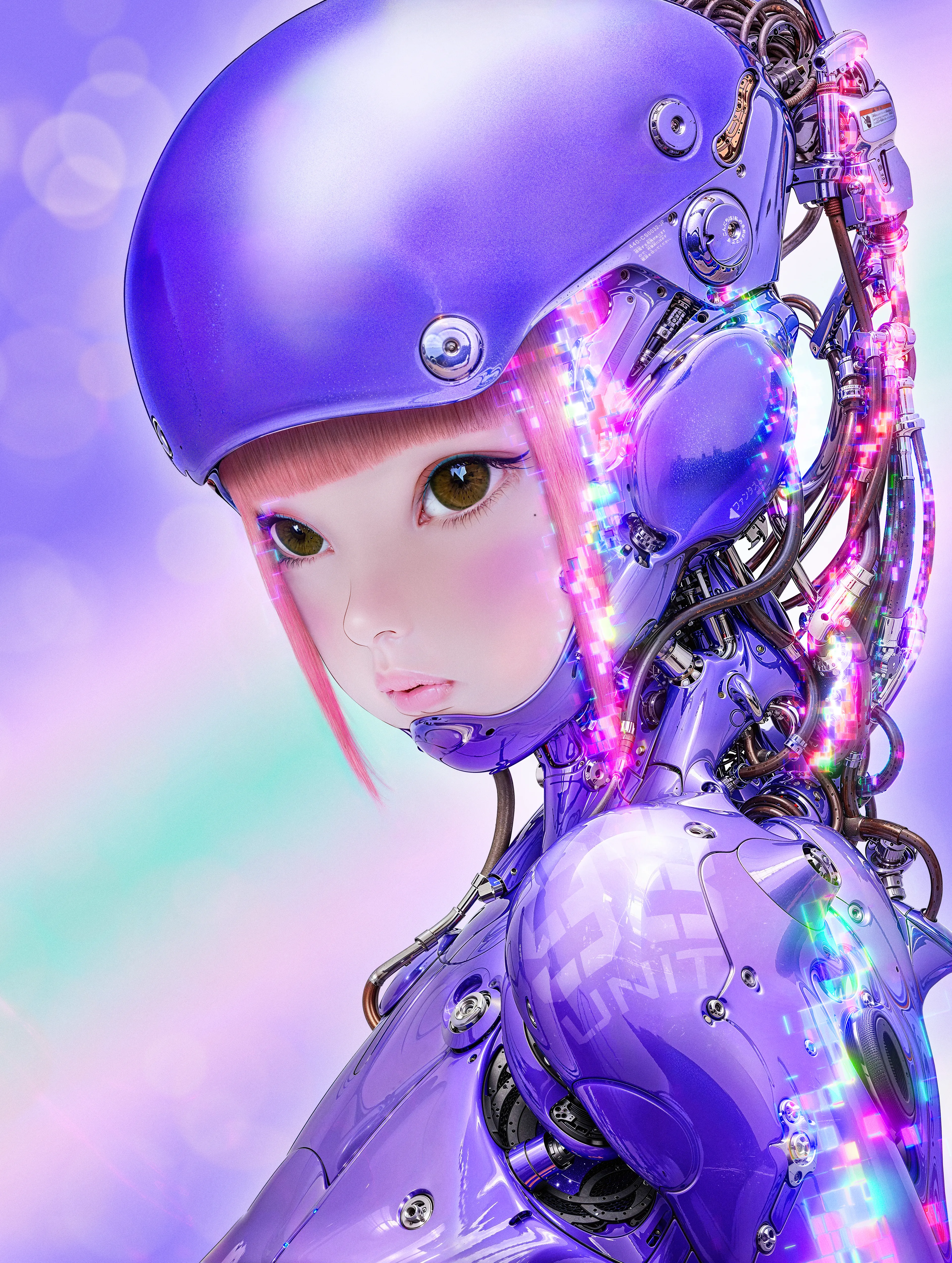 IMMA1993
AI, Digital Illustration, Digital Glitch Art, 2024
Collaboration with Imma, Japan’s first virtual model.

