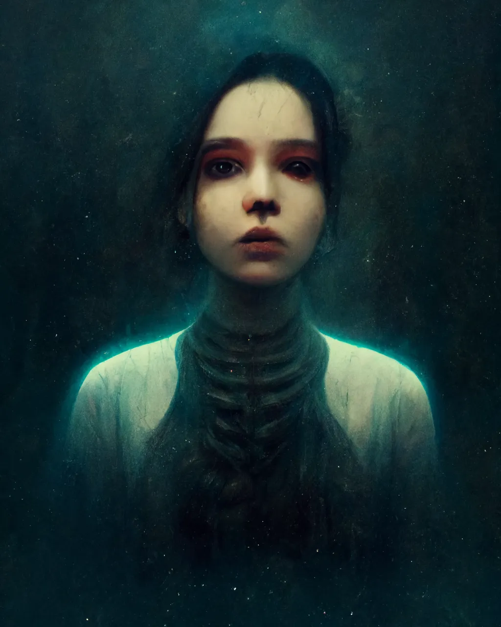 Sometimes the scariest thing can be the future, when we don’t know what is going to happen next we let our mind fill in the blanks. 
This piece is inspired by that pervasive anxiety, and wondering what’s going to happen next ?