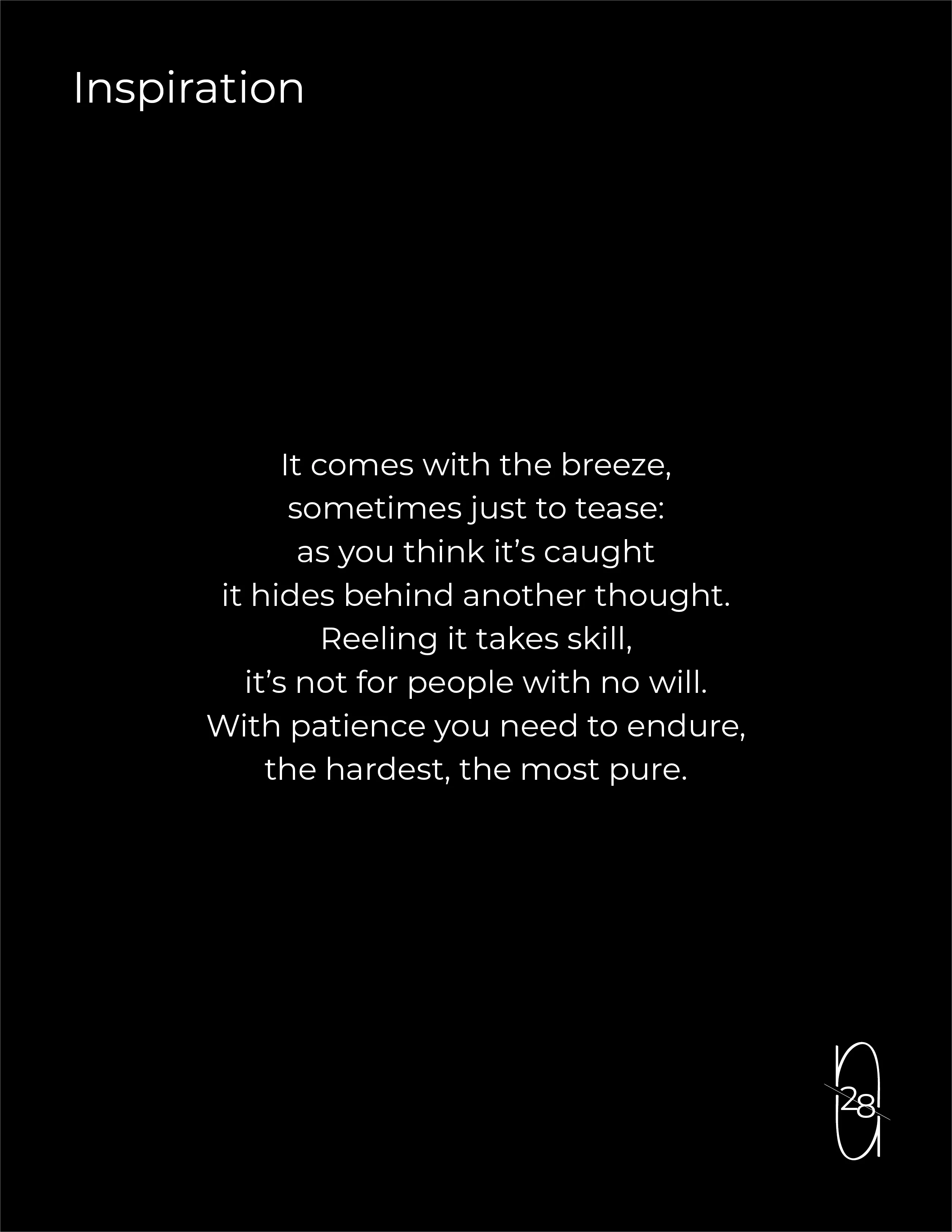 Inspiration, by encapsuled