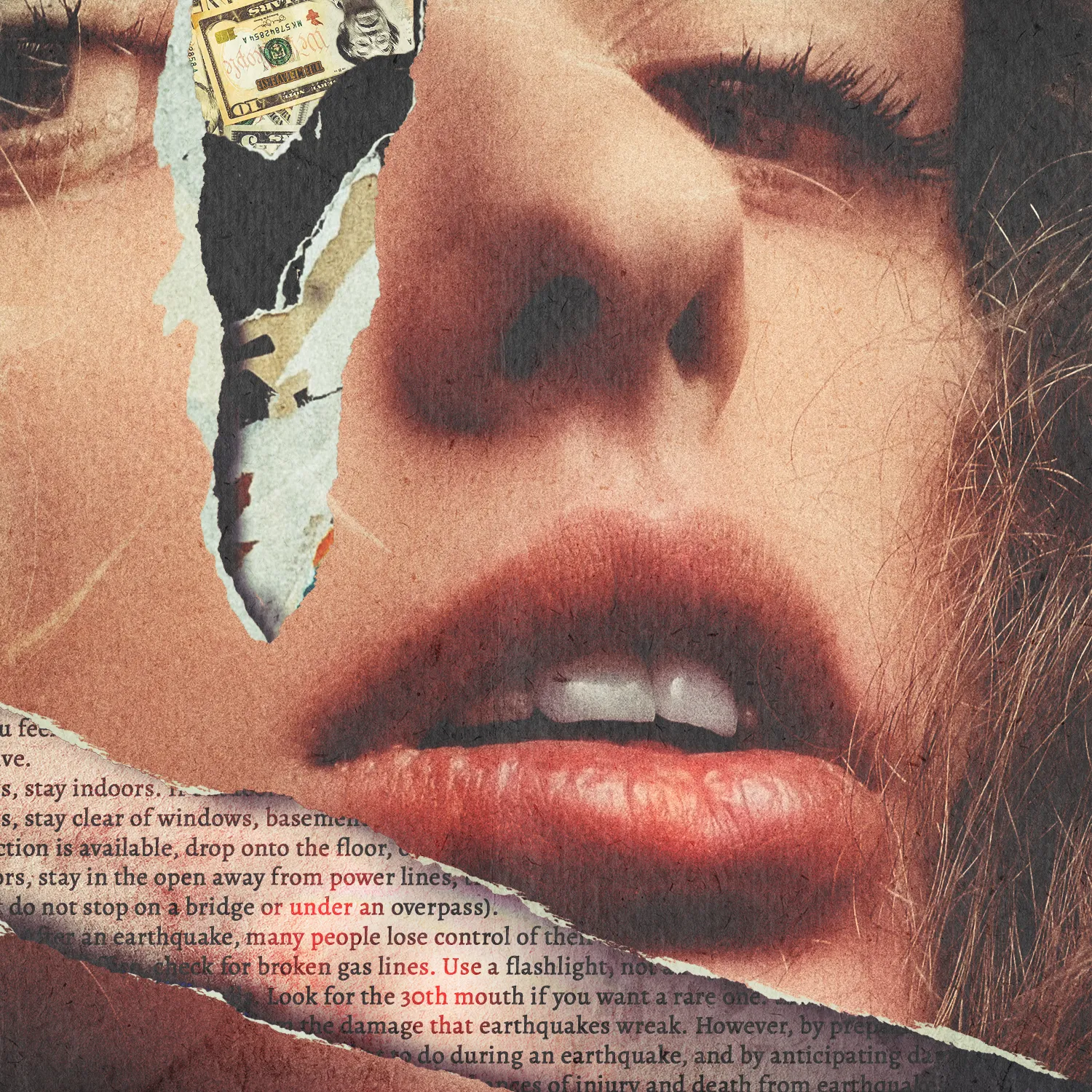 1mouth is a collection of 50 unique digital collages made by miirror.