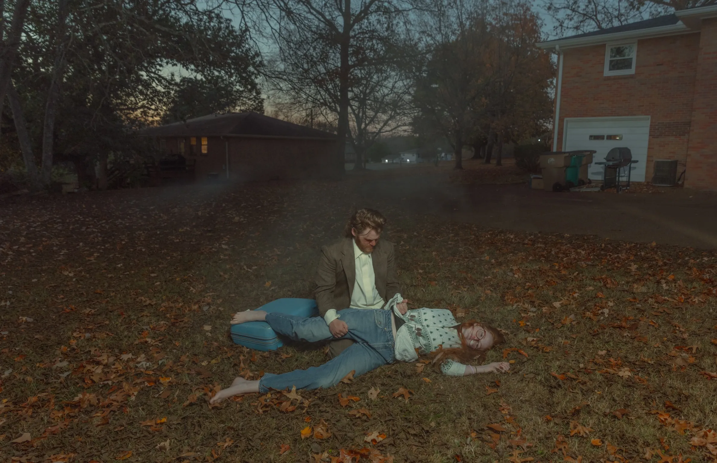 Death in this image represents losing something so close to you that the very thought of it had never before crossed your mind as a possibility. There is no loss greater than losing what or who you thought was permanent.