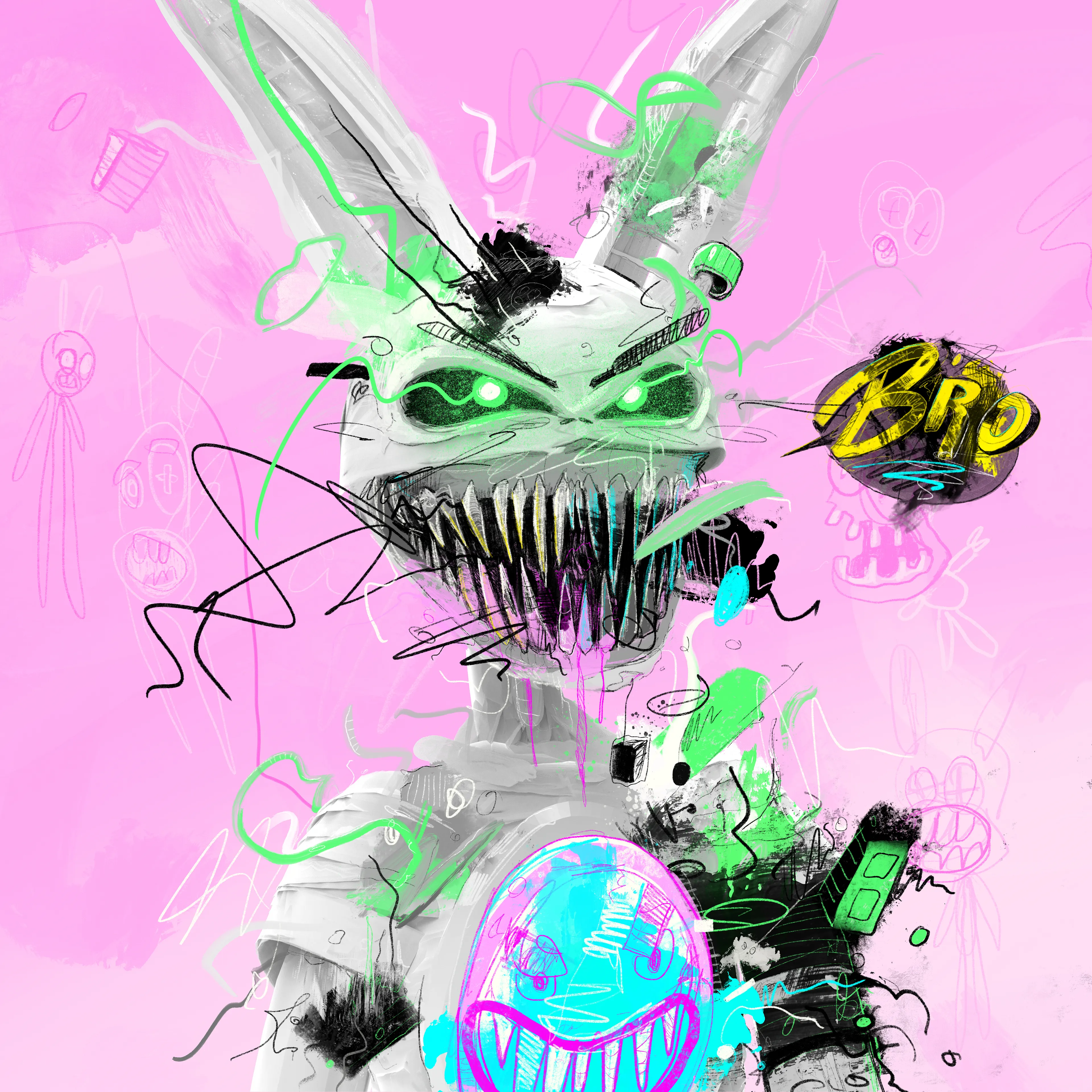 Generative Jolt Of Expression
420mm x 420mm, 300dpi.

500 on objkt, 120 on etherium, 40 on binance.
www.customhorror.net/gjoe