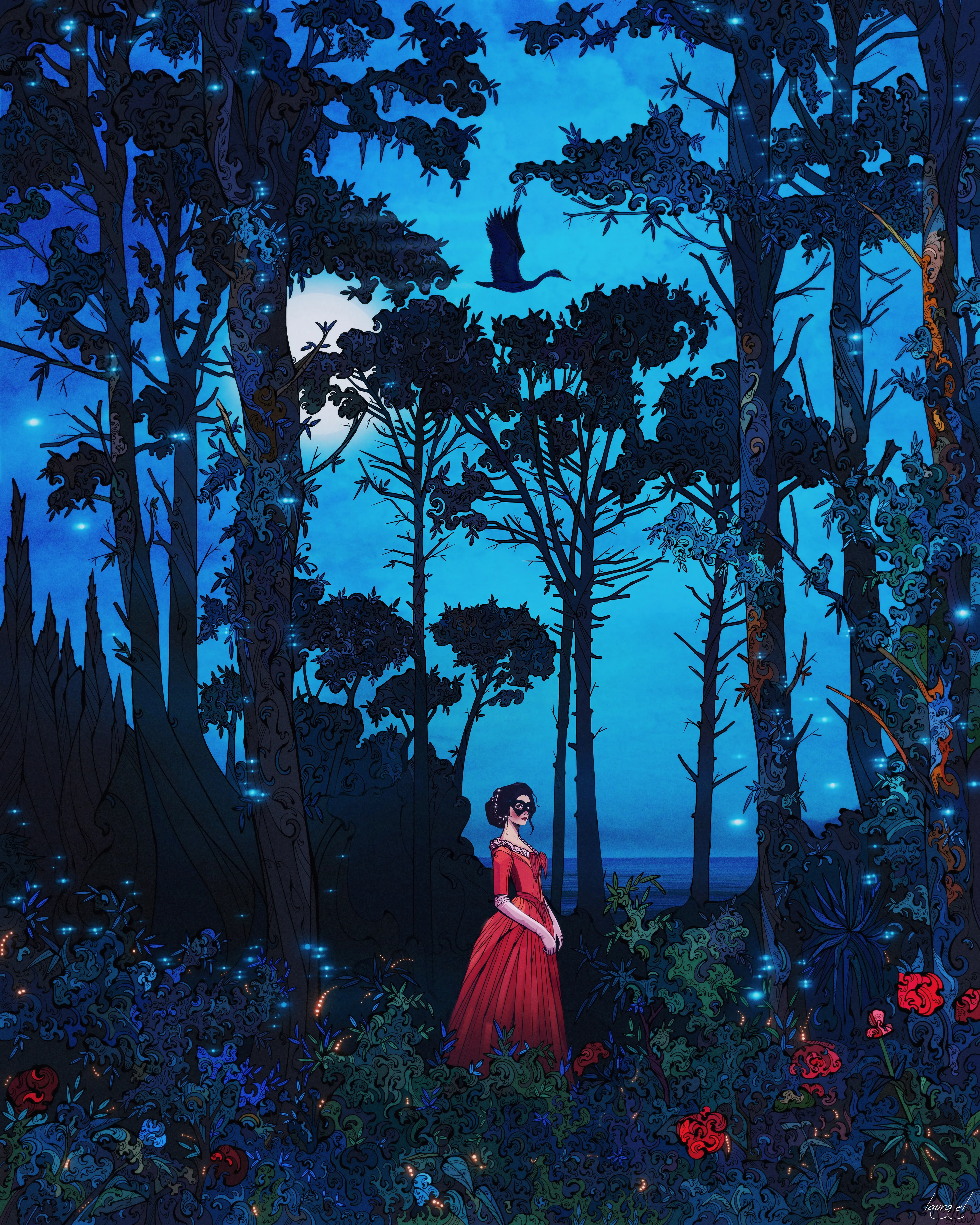 The Path, 2025. Part of The Valemour Estate Series by Laura El.