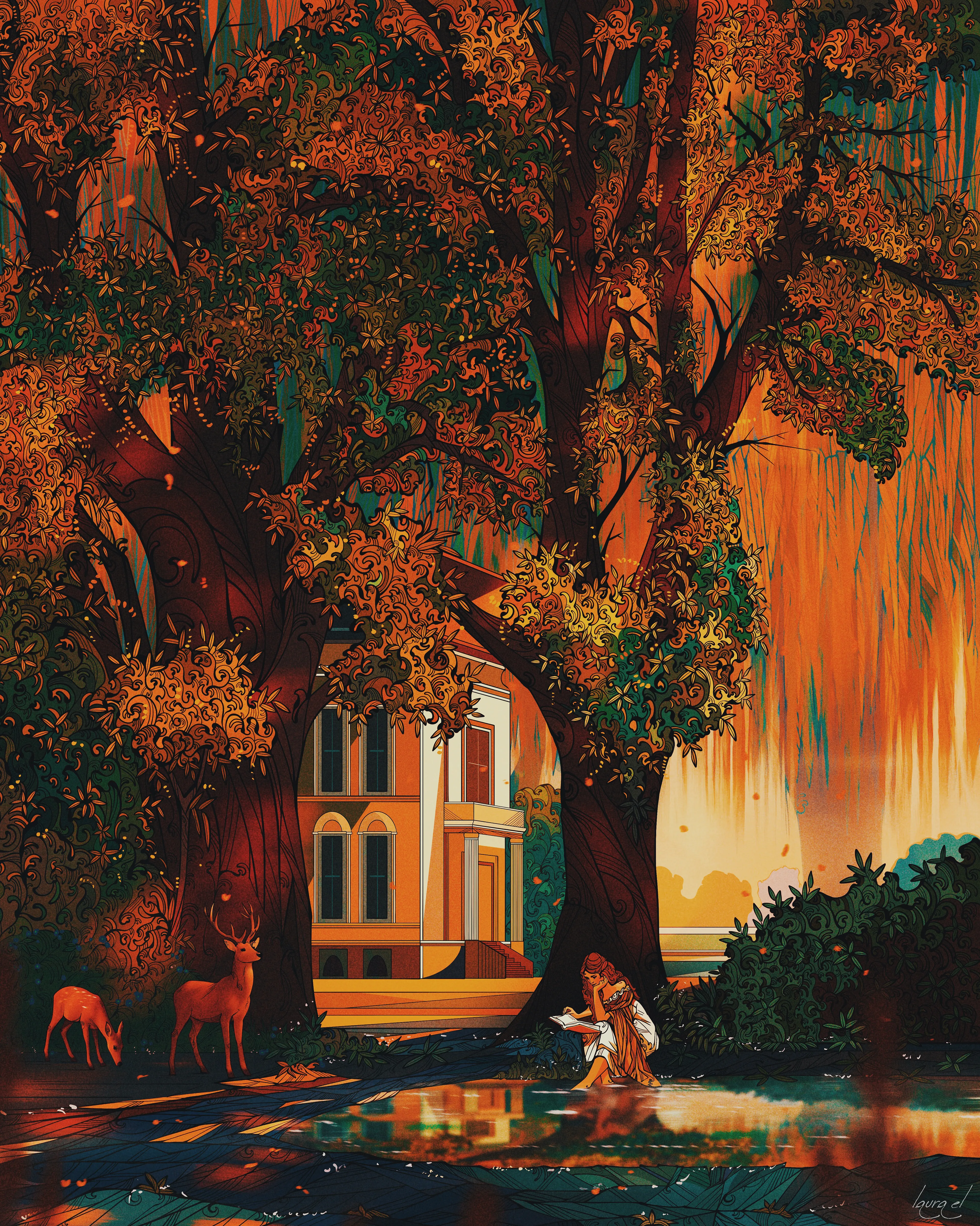 The First Page, 2025. Part of The Valemour Estate Series by Laura El.