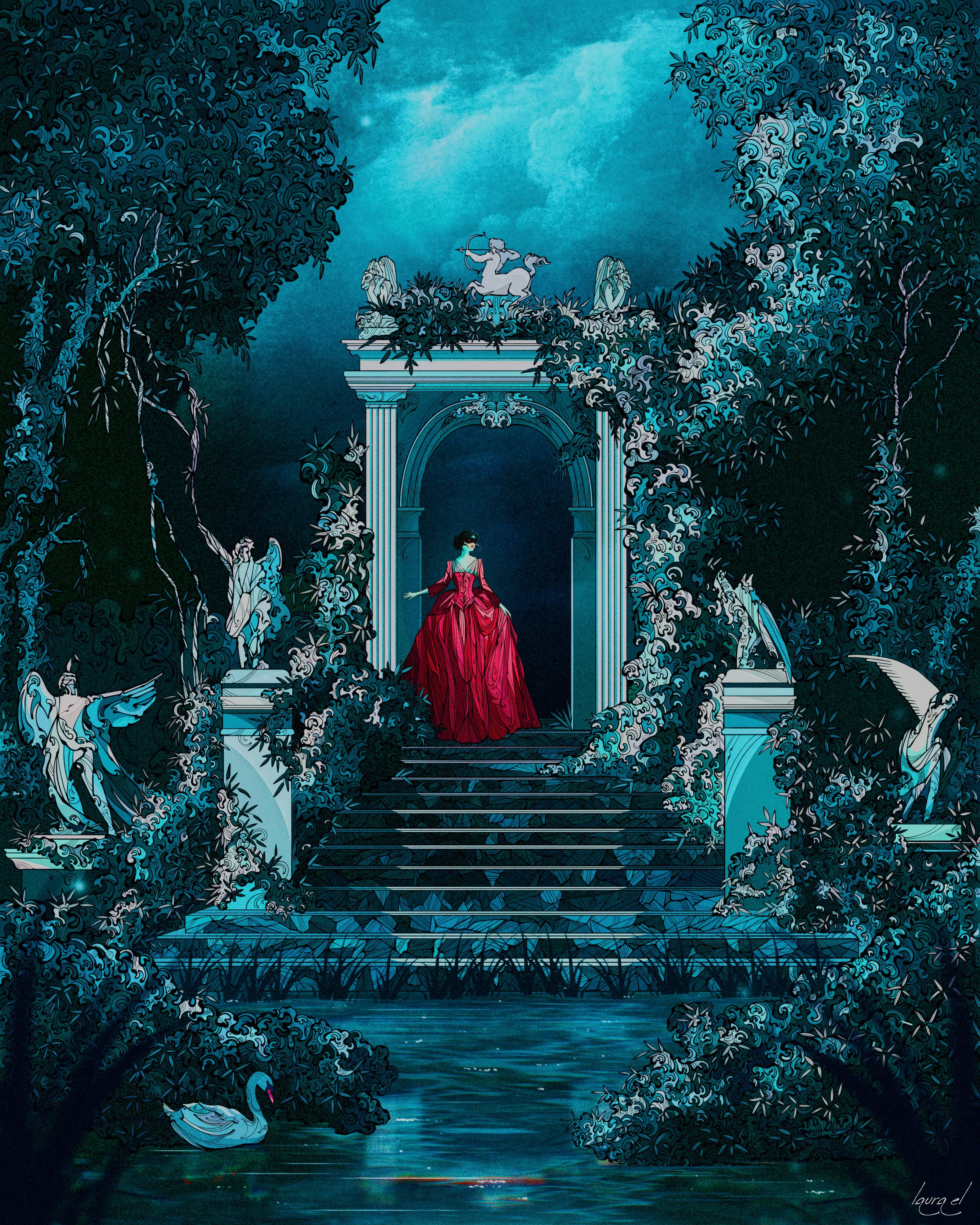 The Gate, 2025. Part of The Valemour Estate Series by Laura El.