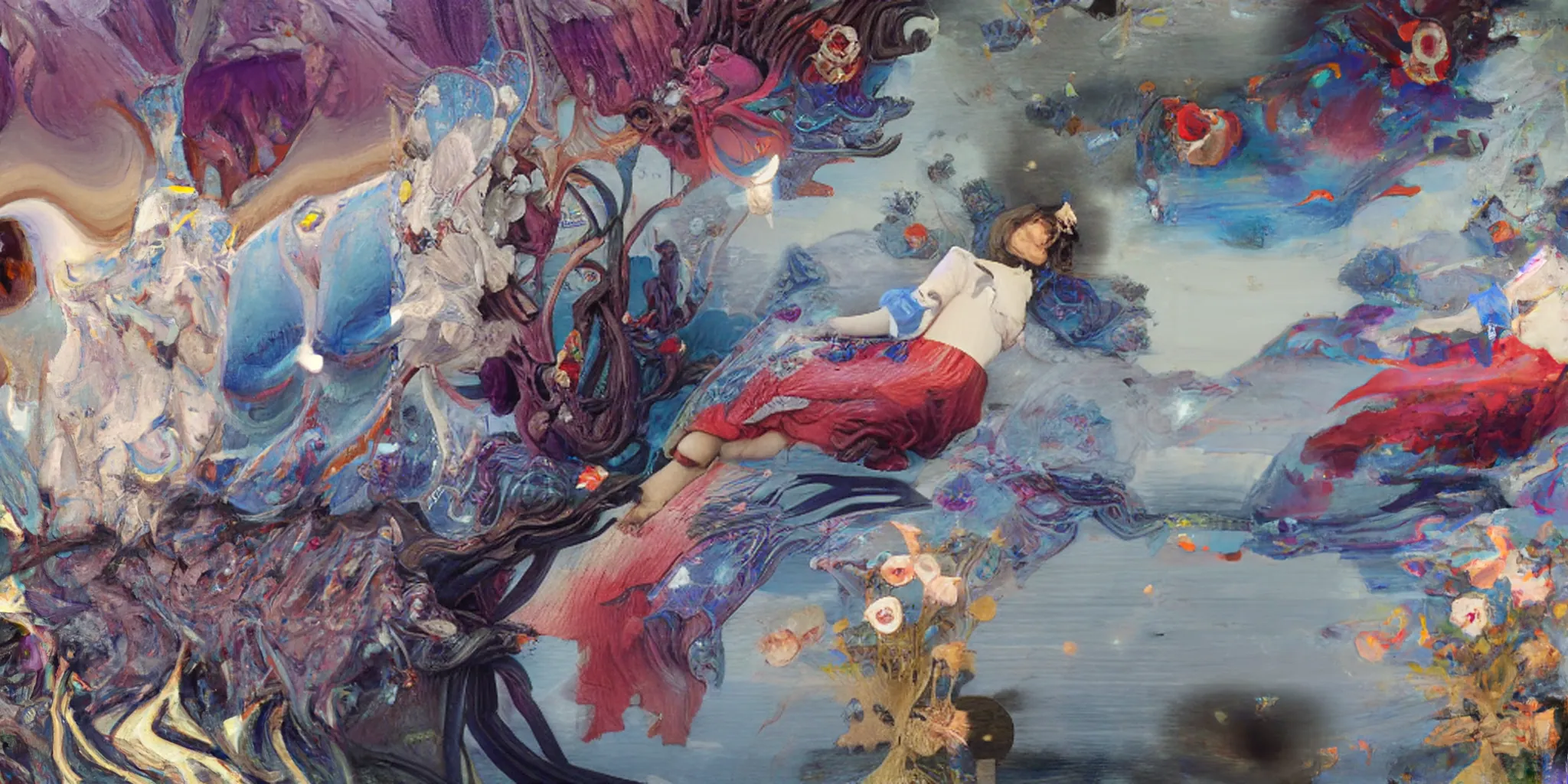 AI Art is Not Art is a collection of 500 pieces of AI-Collaborative art by Claire Silver. Each piece combines multiple art movements into a unique aesthetic. Following the same conceptual thread, it was created using a mixture of accessible AI tools: Artbreeder, Prosepainter, Collage by Studio Morphogen, Midjourney, Diffusion, StabilityAI, and Dalle2, as well as handpainting and digitally collaging where needed for cohesion.

AI-Collaborative art is a budding movement, faced with the same criticisms most new art movements experience--namely, that it isn't art at all, requires no effort or skill, and has no artistic or concrete value. This collection challenges that idea by building on breadth of art history in ways that could only happen with the collaboration of AI, taking care to include art movements that were dismissed initially by the broader art world, and by using a combination of only accessible, no-code tools to create the work. Each work is a single page in a new, transformative chapter in the book of Art History.

Taste is the new skill.