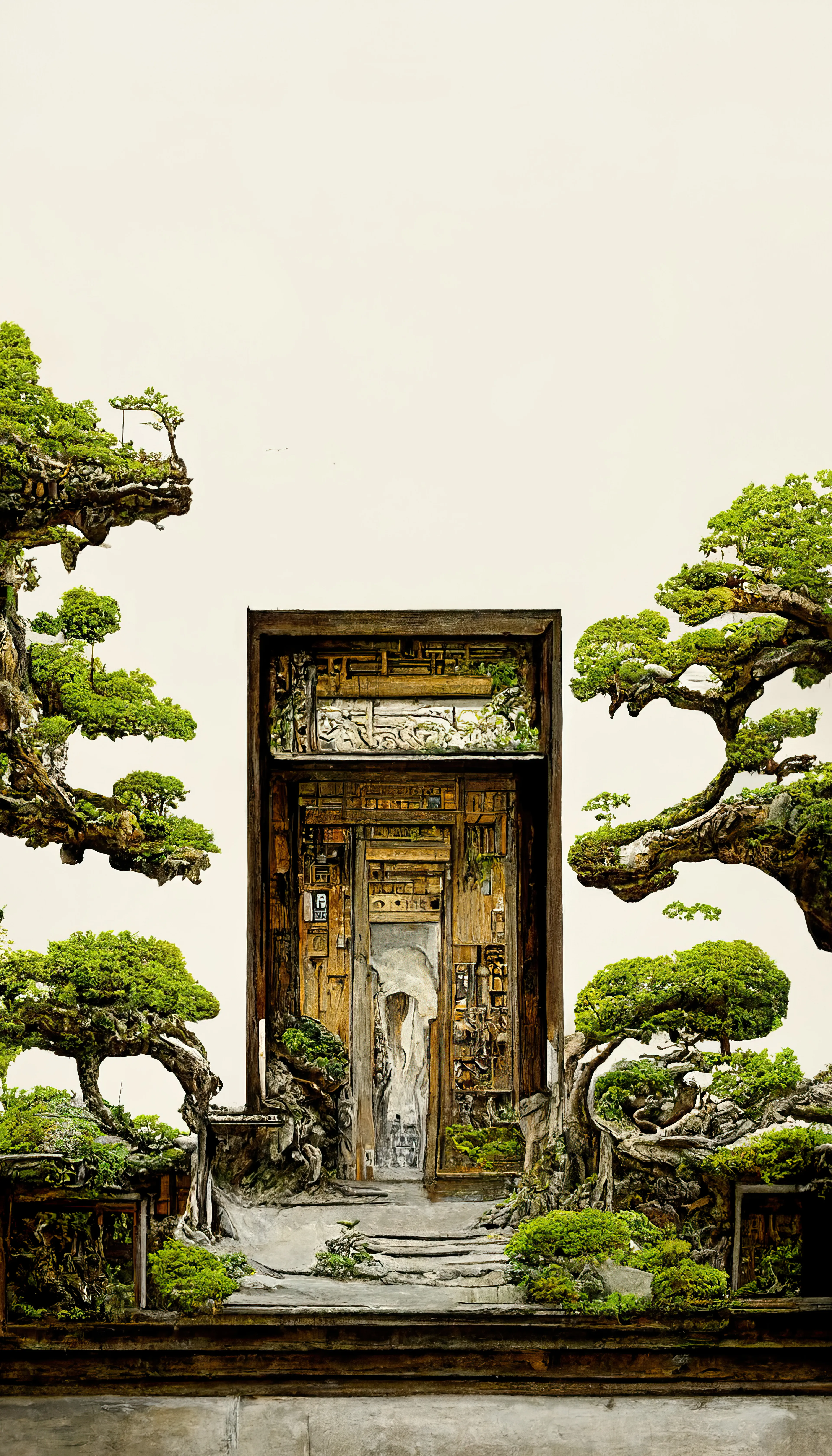 “Nexus” is a collection of artworks that explores the idea of doorways or portals connecting different realms. Whether it is a doorway to another dimension, a parallel universe, or simply a different state of mind, “Nexus” represents a passage to something new and unknown. It is a symbol of hope and possibility, offering a glimpse into a world beyond our own. This collection of artworks invites viewers to step through the nexus doorway and explore the possibilities that lie beyond.