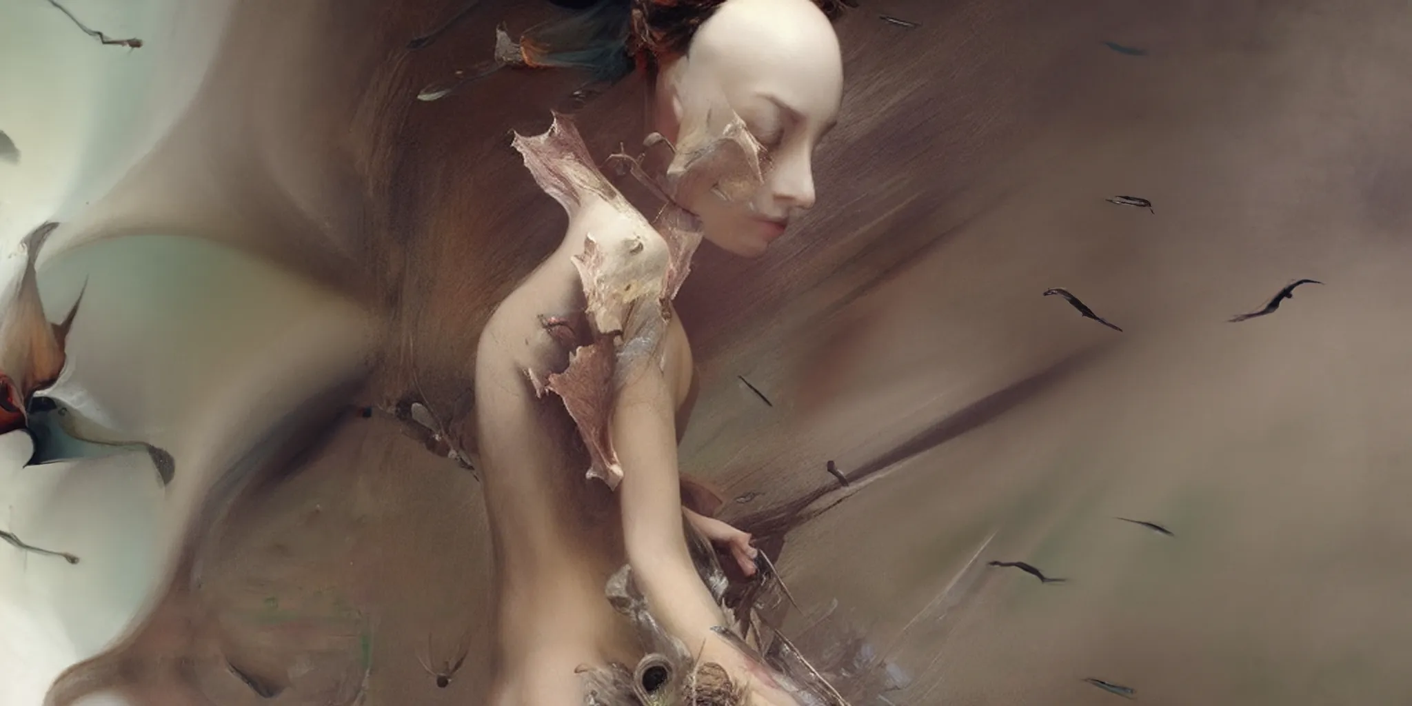 AI Art is Not Art is a collection of 500 pieces of AI-Collaborative art by Claire Silver. Each piece combines multiple art movements into a unique aesthetic. Following the same conceptual thread, it was created using a mixture of accessible AI tools: Artbreeder, Prosepainter, Collage by Studio Morphogen, Midjourney, Diffusion, StabilityAI, and Dalle2, as well as handpainting and digitally collaging where needed for cohesion.

AI-Collaborative art is a budding movement, faced with the same criticisms most new art movements experience--namely, that it isn't art at all, requires no effort or skill, and has no artistic or concrete value. This collection challenges that idea by building on breadth of art history in ways that could only happen with the collaboration of AI, taking care to include art movements that were dismissed initially by the broader art world, and by using a combination of only accessible, no-code tools to create the work. Each work is a single page in a new, transformative chapter in the book of Art History.

Taste is the new skill.