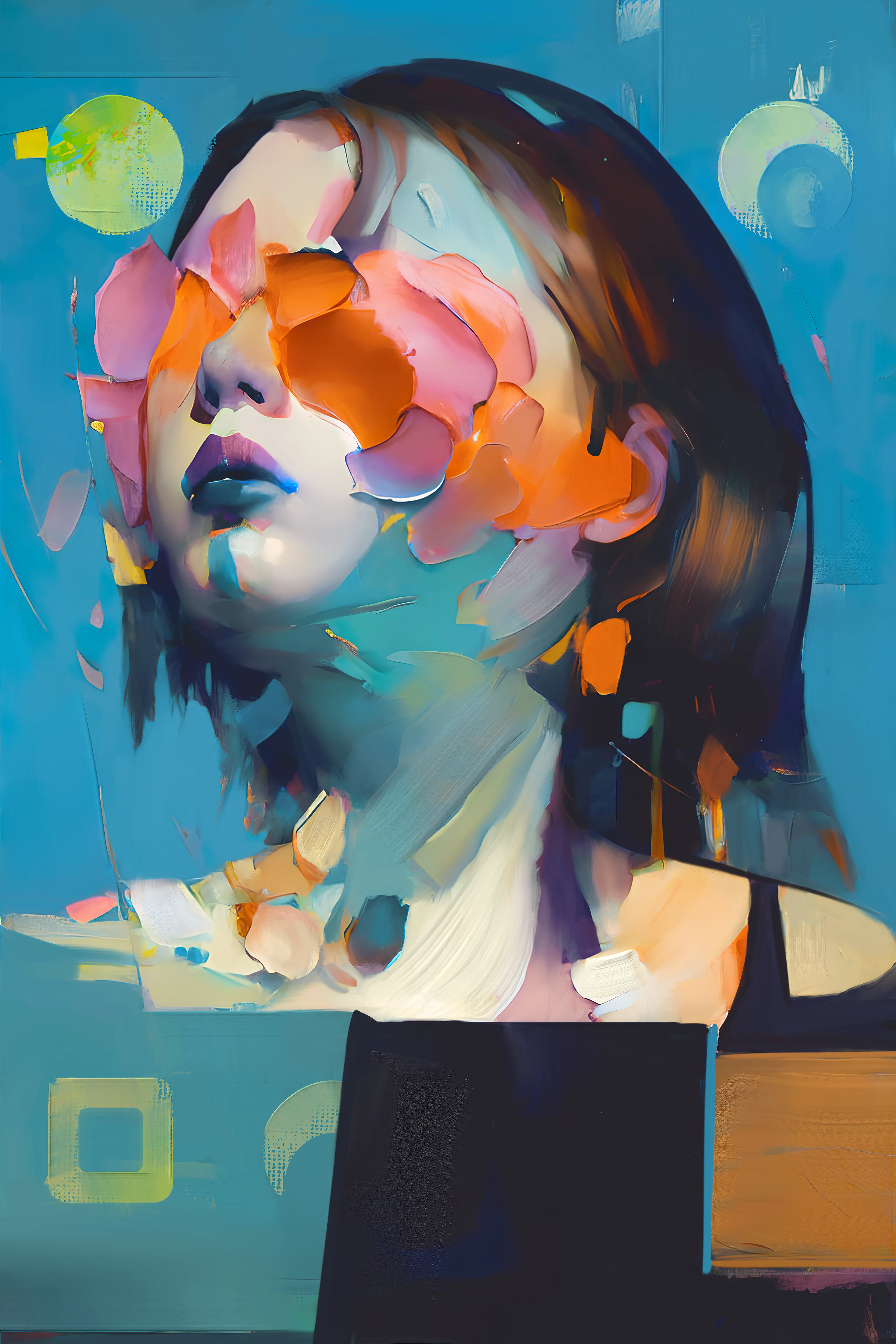 'Synthetic Heartbeats' is an assisted AI collection that explores the interplay between textures and emotions. Through fluid brushstrokes and synths, each portrait comes to life, pulsing with its own unique heartbeat.

The collection blends trad-digital art techniques with AI technology to create a mesmerizing experience that captures the essence of the human experience.

With bold use of color, the portraits are a celebration of the beauty and complexity of human emotion, and each canvas is a window into the soul. The fluidity of the paint, combined with the intricate textures, creates a captivating visual experience that invites viewers to get lost in the details, and to experience the bravura of brush strokes to evoke deep and powerful emotions.