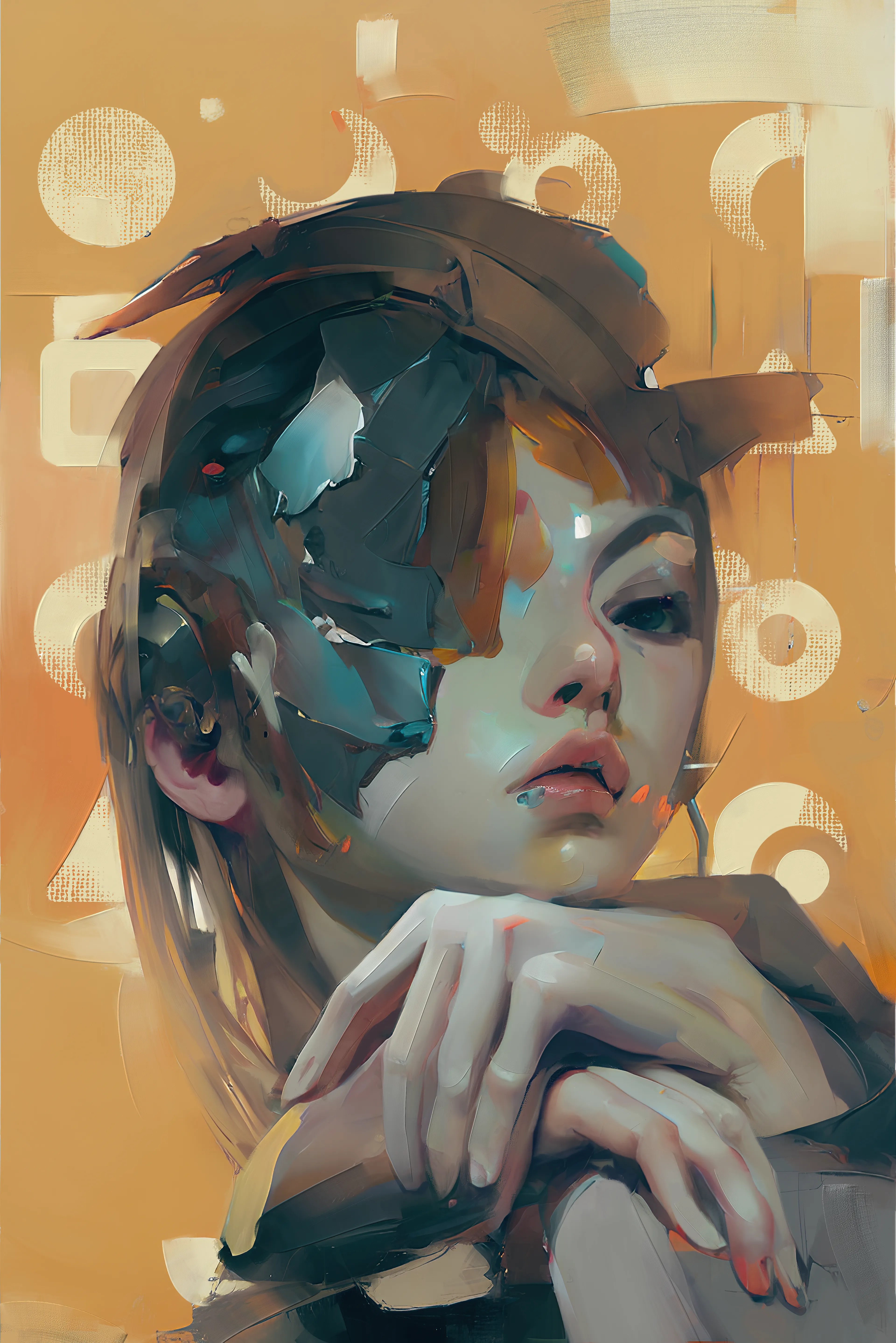 'Synthetic Heartbeats' is an assisted AI collection that explores the interplay between textures and emotions. Through fluid brushstrokes and synths, each portrait comes to life, pulsing with its own unique heartbeat.

The collection blends trad-digital art techniques with AI technology to create a mesmerizing experience that captures the essence of the human experience.

With bold use of color, the portraits are a celebration of the beauty and complexity of human emotion, and each canvas is a window into the soul. The fluidity of the paint, combined with the intricate textures, creates a captivating visual experience that invites viewers to get lost in the details, and to experience the bravura of brush strokes to evoke deep and powerful emotions.