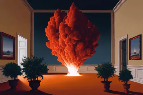 In this collection, each piece serves as a visual metaphor for the eruptive energy of creativity, where ideas burst forth, much like an explosion, from the nucleus of an artist's imagination. It captures the vibrant chaos and tumultuous passion intrinsic to the act of creation, reflecting the artist's journey through a cacophony of emotions, ideas, and revelations. It takes the viewer through the tempest of the creative process - the initial spark of inspiration, the building intensity of shaping an idea, the explosive act of bringing it to life, and the subsequent calming silence that follows the storm of creation. The pieces in 'Art is an Explosion' highlight the emotional depth and complexity hidden beneath the surface of each artwork, peeling back the layers to reveal the raw, unfiltered chaos from which creativity springs forth. It challenges the notion of art as a purely aesthetic endeavor, instead portraying it as an emotional catharsis, a deeply personal exploration, and an explosive act of self-expression. In essence, 'Art is an Explosion' offers a celebration of the artist's spirit and the transformative power of art. It serves as a vivid testament to the beautiful chaos of creation, encouraging viewers to not only appreciate the final product but to also delve into the dramatic journey of its conception and birth. It underscores the idea that in art, as in life, even chaos can lead to a masterstroke.