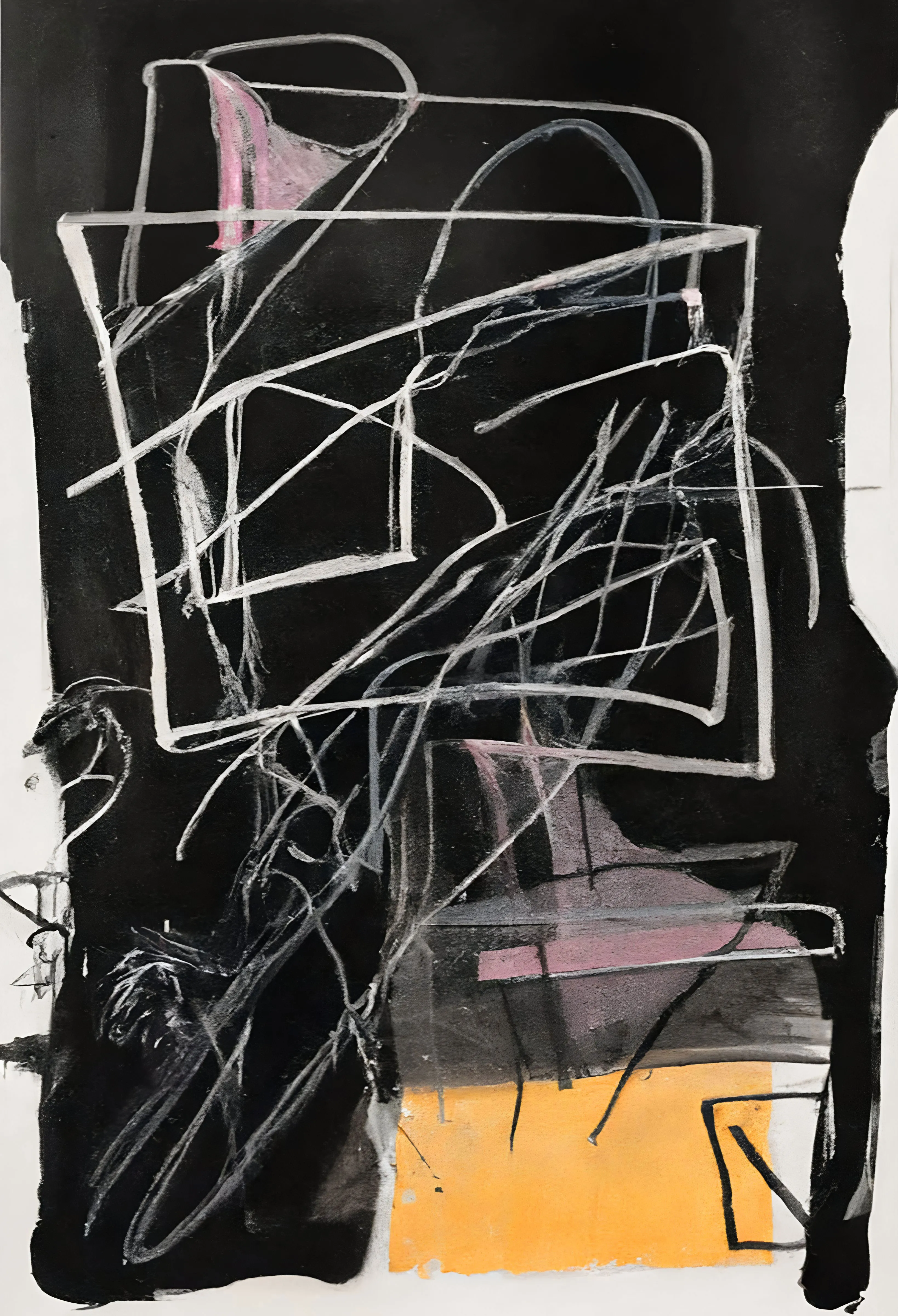 THINGS THAT SHOULD HAVE RHYMED is a series of 300 ai generative artworks. Each artwork the result of a breakdown of integrations of grids, they are all simple abstract portraits created using classical generative algorithms and a custom trained machine learning model.