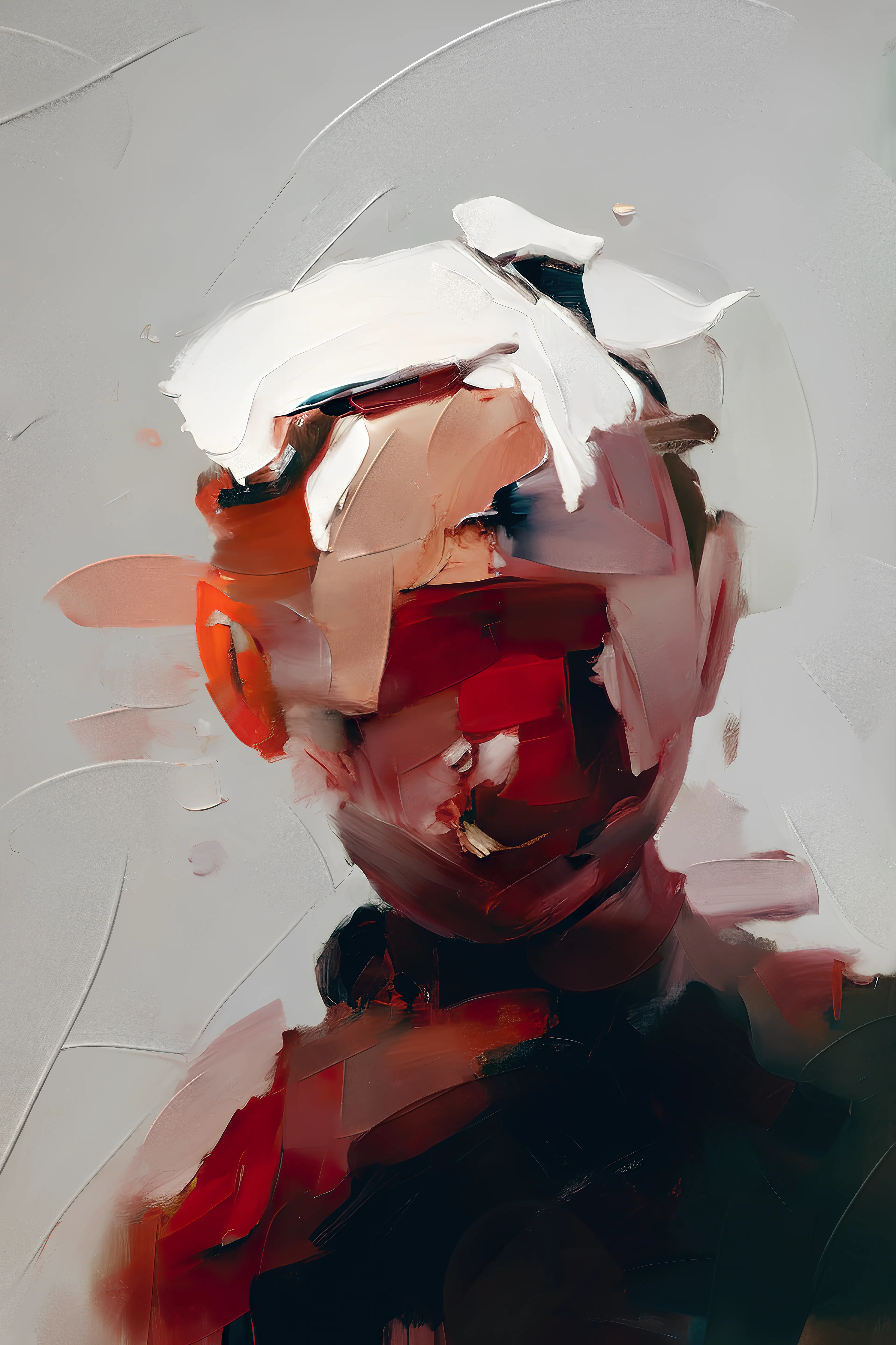 'Synthetic Heartbeats' is an assisted AI collection that explores the interplay between textures and emotions. Through fluid brushstrokes and synths, each portrait comes to life, pulsing with its own unique heartbeat.

The collection blends trad-digital art techniques with AI technology to create a mesmerizing experience that captures the essence of the human experience.

With bold use of color, the portraits are a celebration of the beauty and complexity of human emotion, and each canvas is a window into the soul. The fluidity of the paint, combined with the intricate textures, creates a captivating visual experience that invites viewers to get lost in the details, and to experience the bravura of brush strokes to evoke deep and powerful emotions.