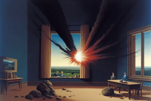 In this collection, each piece serves as a visual metaphor for the eruptive energy of creativity, where ideas burst forth, much like an explosion, from the nucleus of an artist's imagination. It captures the vibrant chaos and tumultuous passion intrinsic to the act of creation, reflecting the artist's journey through a cacophony of emotions, ideas, and revelations. It takes the viewer through the tempest of the creative process - the initial spark of inspiration, the building intensity of shaping an idea, the explosive act of bringing it to life, and the subsequent calming silence that follows the storm of creation. The pieces in 'Art is an Explosion' highlight the emotional depth and complexity hidden beneath the surface of each artwork, peeling back the layers to reveal the raw, unfiltered chaos from which creativity springs forth. It challenges the notion of art as a purely aesthetic endeavor, instead portraying it as an emotional catharsis, a deeply personal exploration, and an explosive act of self-expression. In essence, 'Art is an Explosion' offers a celebration of the artist's spirit and the transformative power of art. It serves as a vivid testament to the beautiful chaos of creation, encouraging viewers to not only appreciate the final product but to also delve into the dramatic journey of its conception and birth. It underscores the idea that in art, as in life, even chaos can lead to a masterstroke.