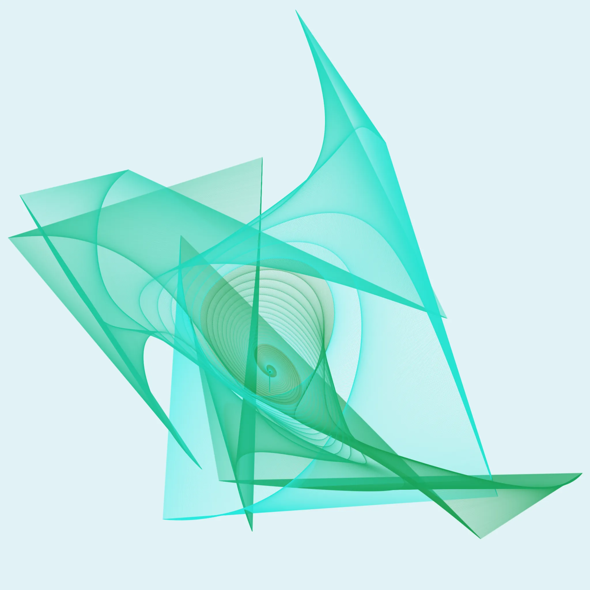 Block 7803616
Block Date: 21-5-2019 15:52:45
Style: Super Strings
Style Creator: Beervangeer
Style Description: Super Strings is a study in Chaos, Order & Harmony. The simple algorithm behind this work presents the beauty of randomly ordered blockdata and the harmonic relations that exist between these data points.
Style Supply: 62/369