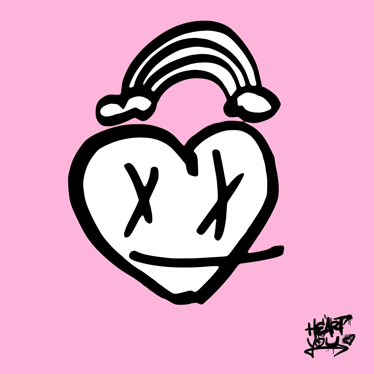 Created by Heart You, Monochrome is a collection of hand drawn 1:1s in collaboration with Moonbirds. See things as they are and let everything go as it goes.