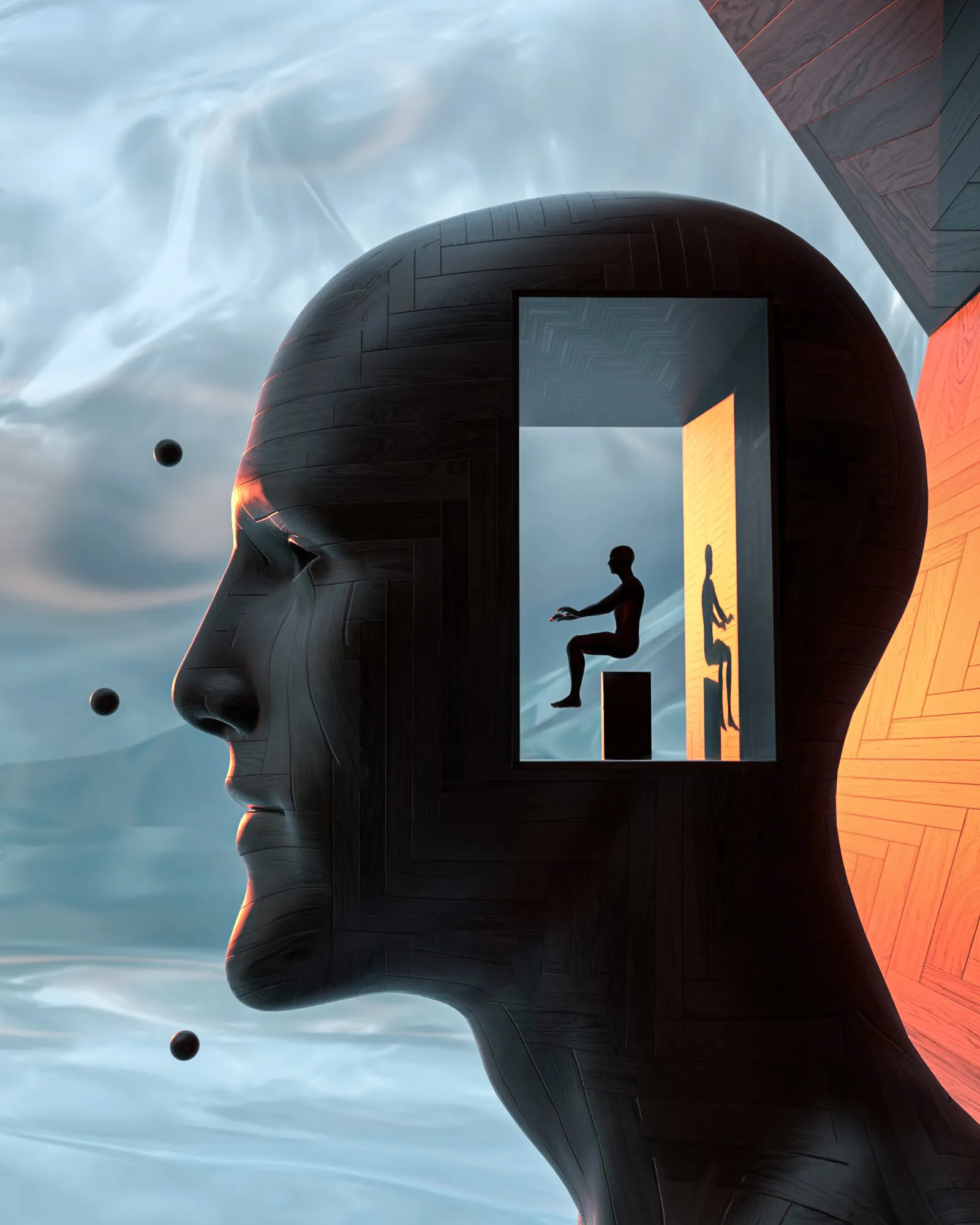 Meta cognition. When you think about thinking. 