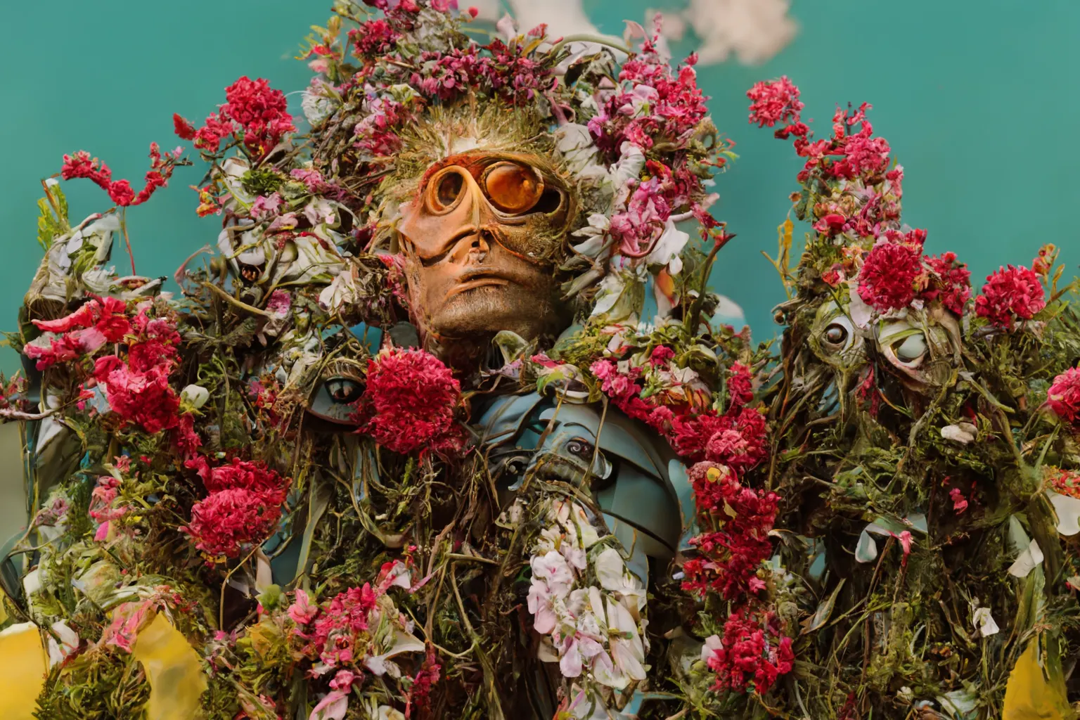 The collection titled "C Series" was created between July and September 2022. It was based on a method that utilized a zero-sum combination of weights, which significantly disrupted the functionality of early versions of Midjourney.

This was a time when AI first became accessible to the general public, and Midjourney emerged as the most democratic tool. However, it had a very pronounced stylization, causing all early works to essentially follow the same artistic style.

Using this method, Midjourney broke its internal logic and produced results unlike any others. It delved deeper than simple prompt manipulation while still retaining the stylistic characteristics of AI art from that era.

On September 13, 2022, an update was released that made such combinations impossible to use. No other artists were found to have employed this method, and as a result, the collection was effectively completed, remaining a unique phenomenon of its time.