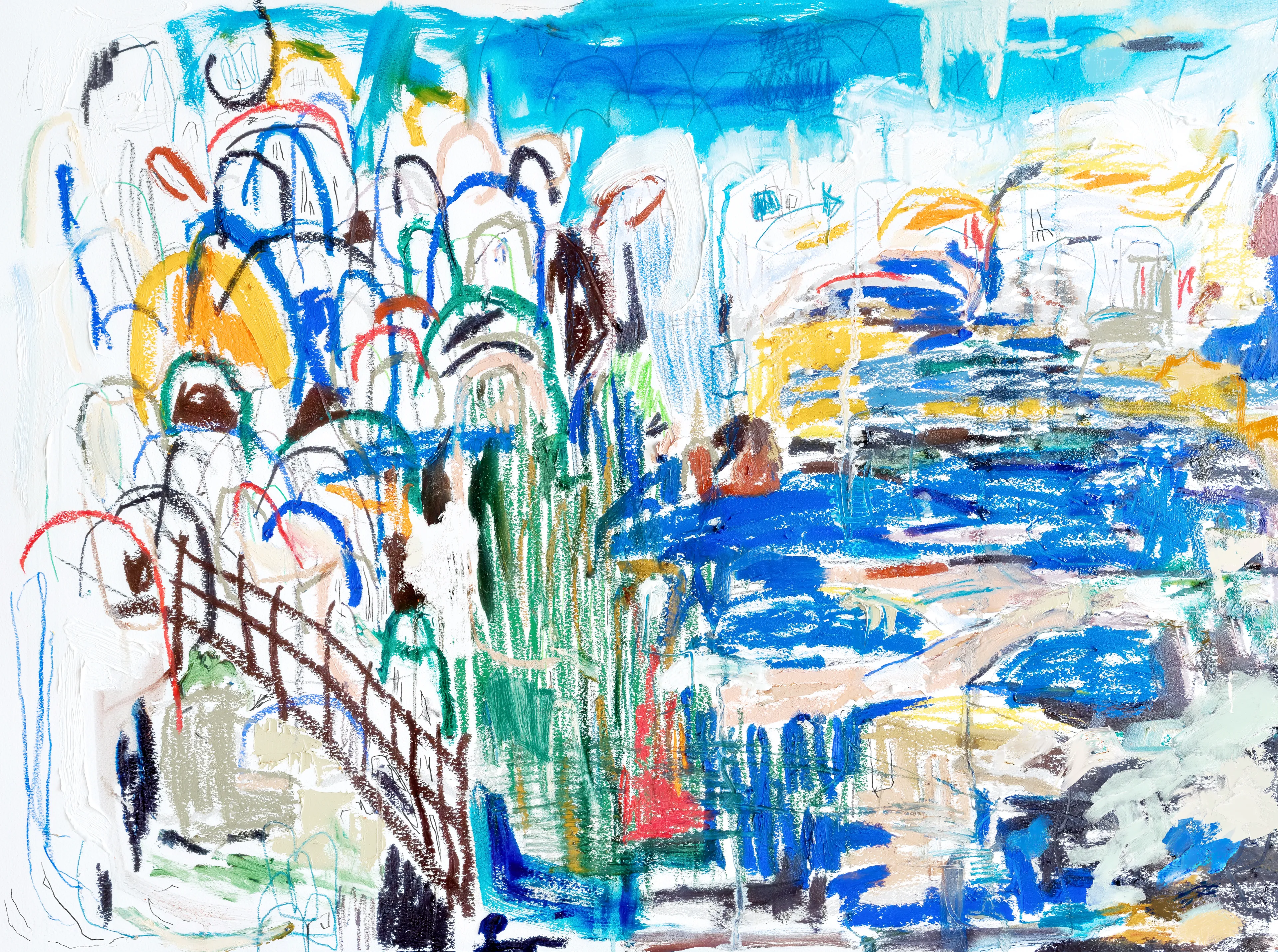 i’m trespassing.
oil, pigment stick, soft pastels and graphite on arches paper.
digital paint in post process.
8192 × 6102

by tony wallström
2023