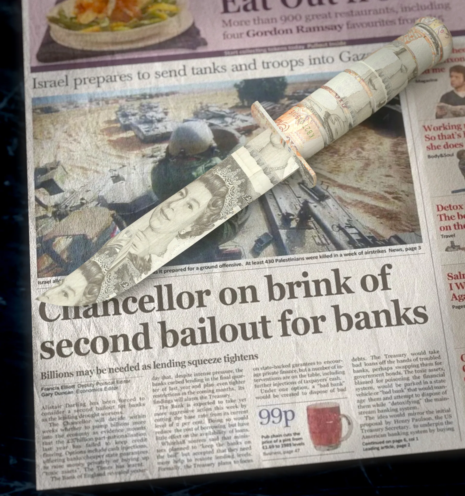 "The term fiat derives from the Latin fiat ("let it be done") used in the sense of an order, decree or resolution." - (https://en.wikipedia.org/wiki/Fiat_money)

Fiat money keeps our economies violently attached to central governments that can print more money as desired, effectively making their citizens instantly poorer by decree. Most of the modern wars have been financed with fiat money. Most of the weapons and bullets are bought with fiat. HSBC loves laundering the fiat money of the Mexican and Colombian drug cartels and when they are caught, they pay their fines with the same fiat money. Yes, fiat is violence. Let's get free! 
