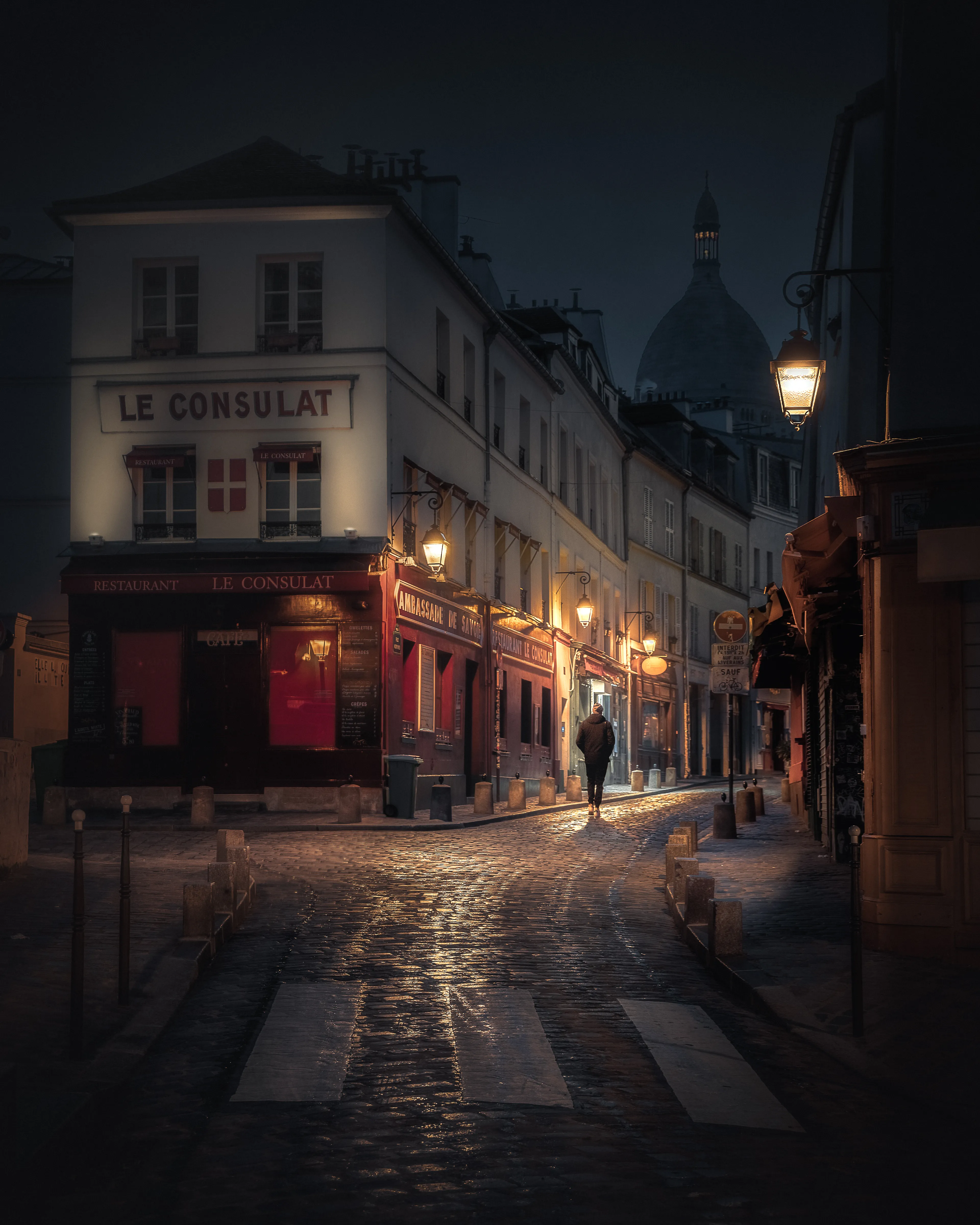 Wandering around Montmartre in the middle of the night was a surreal experience for me. The streets were so quiet, I felt like I was transported back in time - to a neighbourhood once home to Van Gogh, Renoir, Degas and Monet. I imagined them sipping their coffees at Le Consulat while discussing their work as they disrupted the traditional art scene in France. Fast forward to today’s digital age, perhaps they would be proud of us all for shaking up the art world once again.

