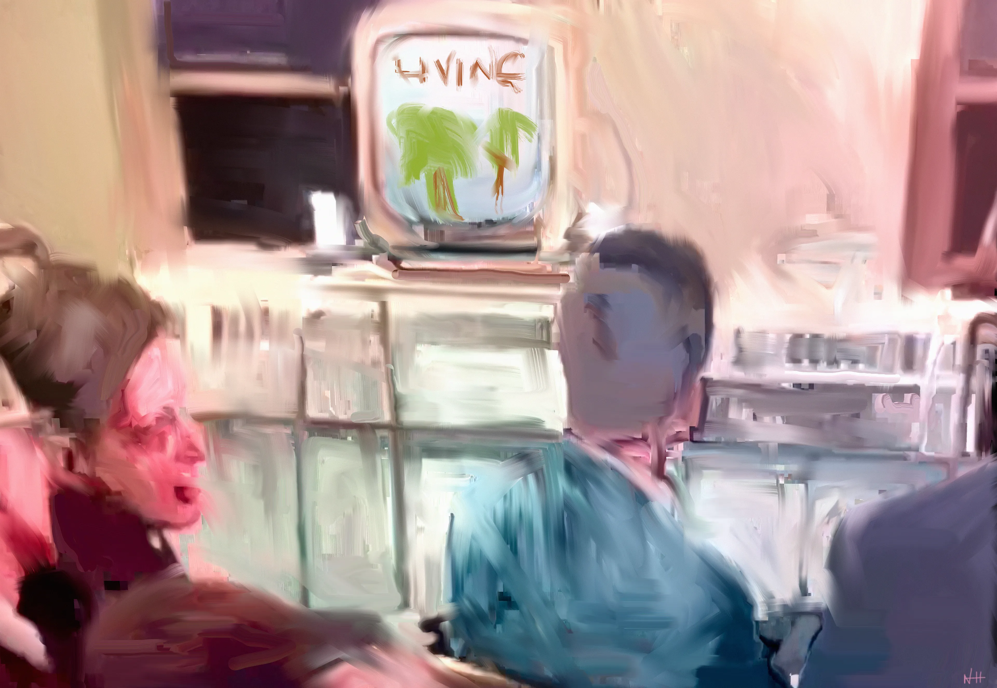A series of new digital paintings exploring THE BIG STRANGE
