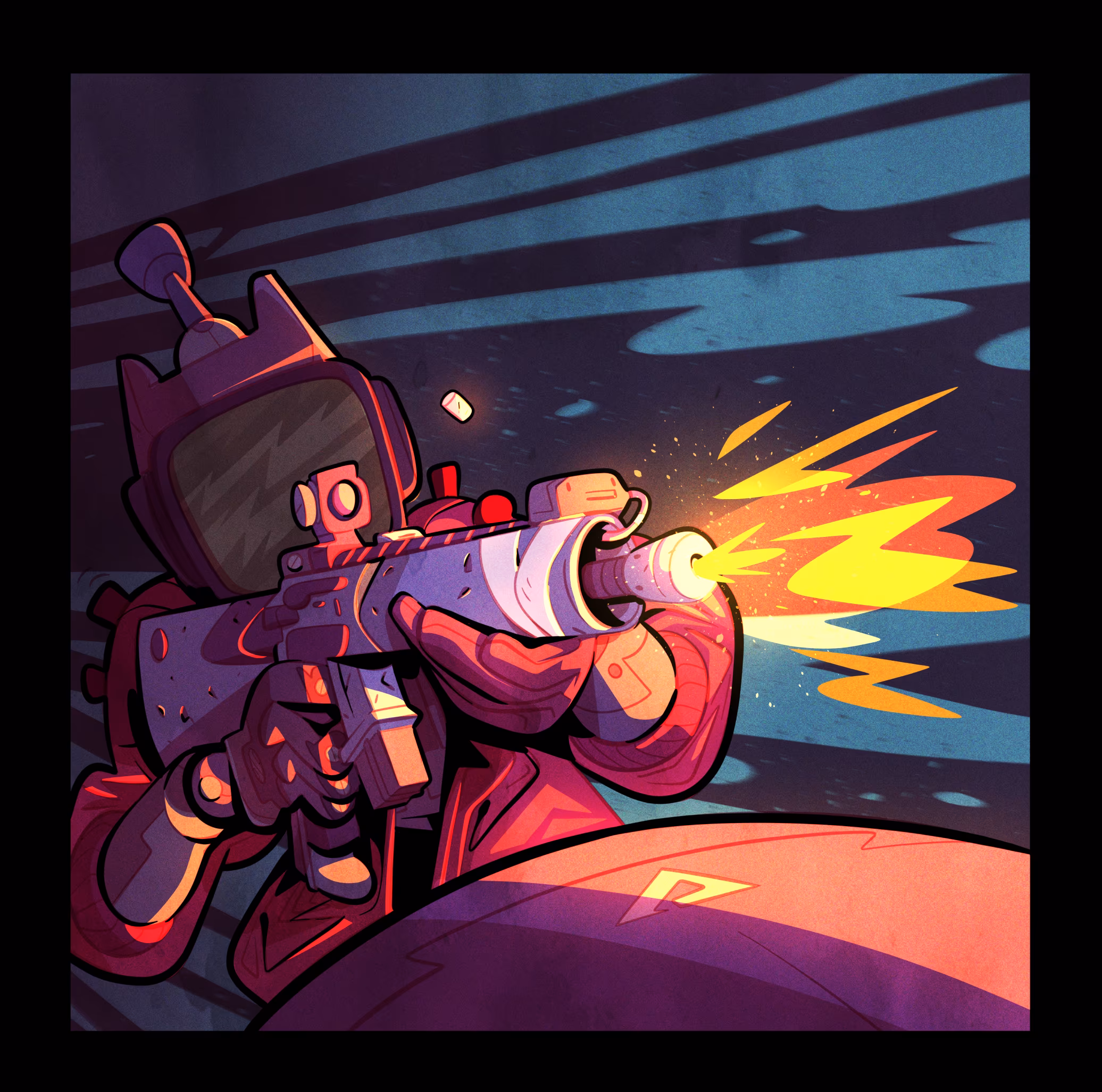 Panel Two of "Eth Riders" from @threepanelcrimes & @bencob

Two of a three panel set

Animated

1/1

"They open up on the convoy."