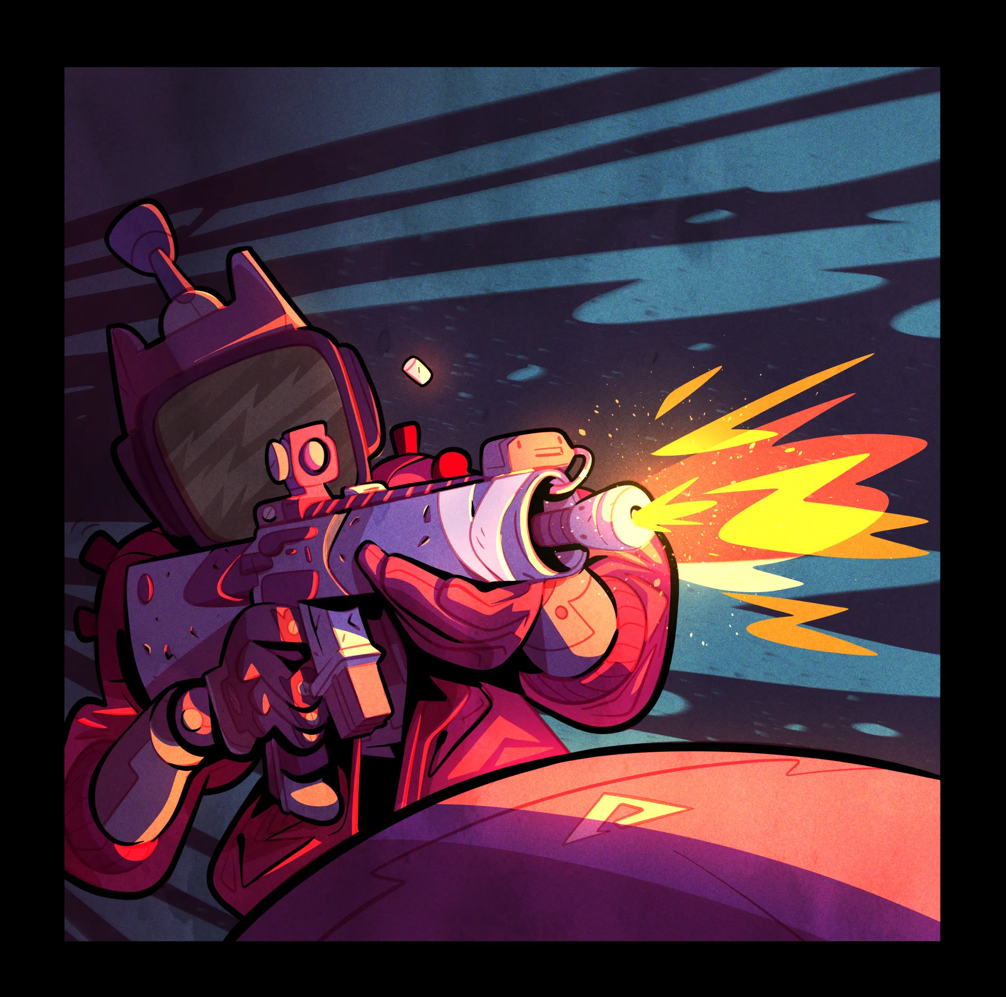 Panel Two of "Eth Riders" from @threepanelcrimes & @bencob

Two of a three panel set

Animated

1/1

"They open up on the convoy."