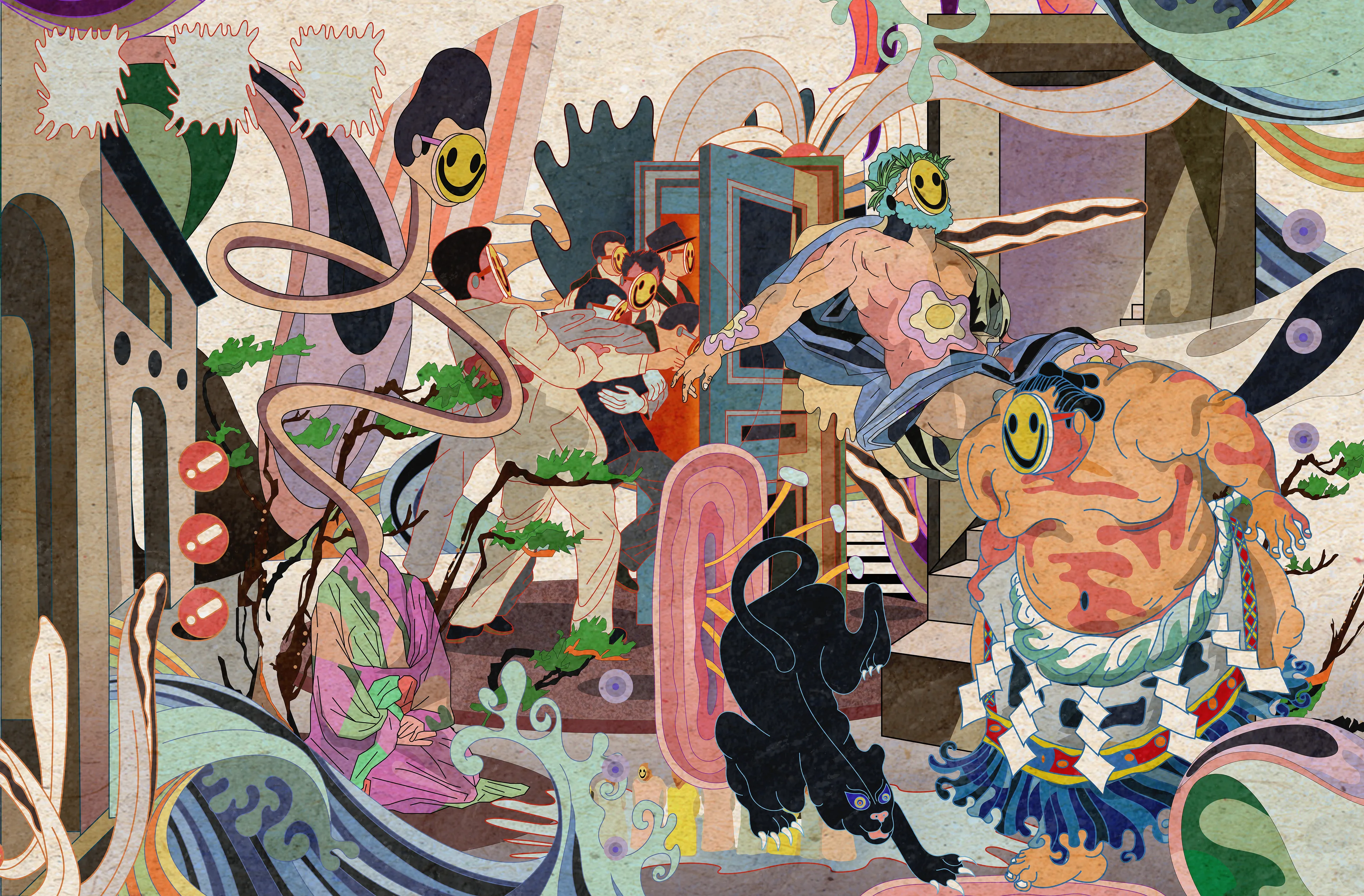THE LAST DANCE
I created this piece with my feeling that shows the turmoil inside me. I feel like I'm drowning in the past and I feel like I'm dancing my last dance.