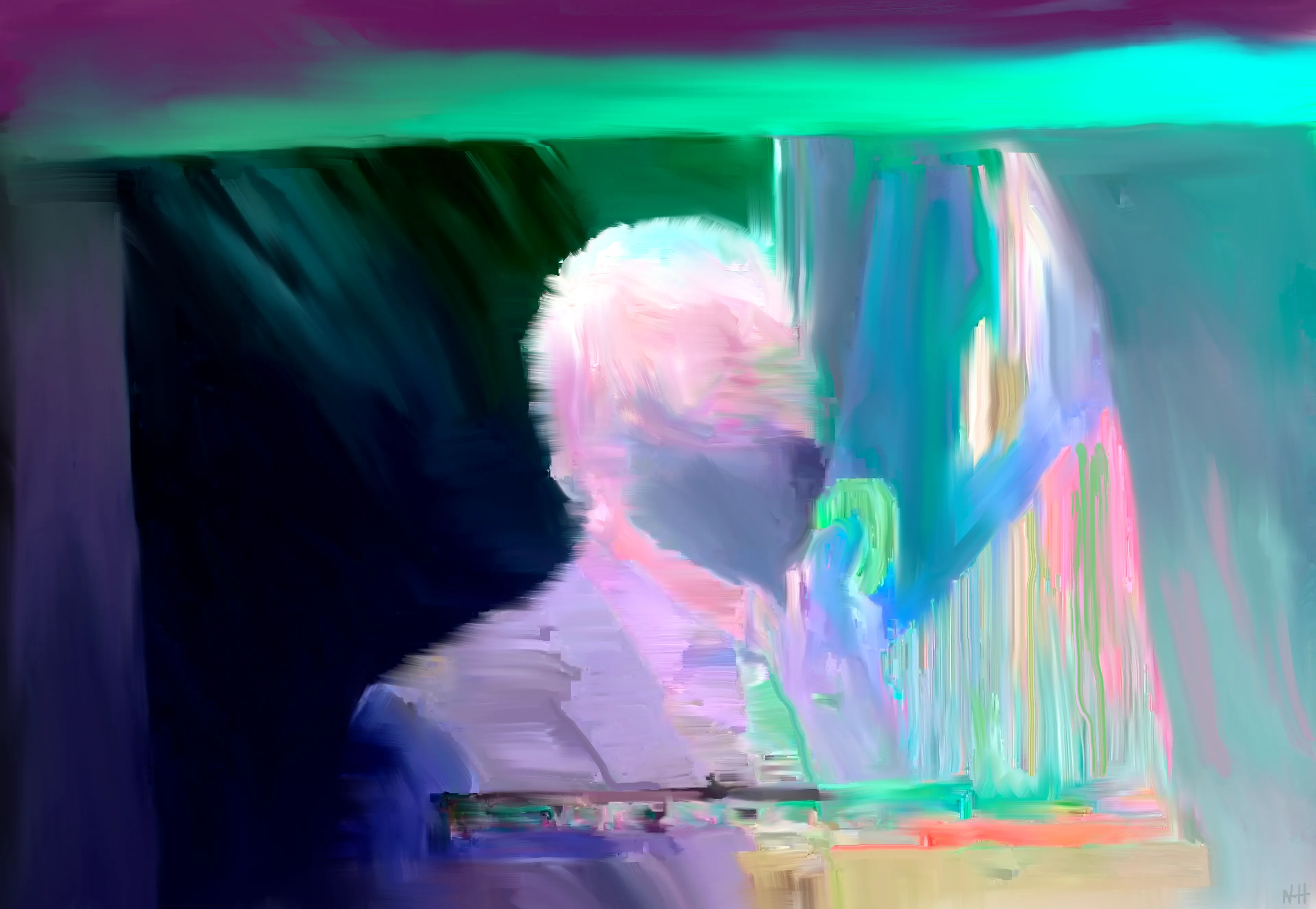 A series of new digital paintings exploring THE BIG
STRANGE
