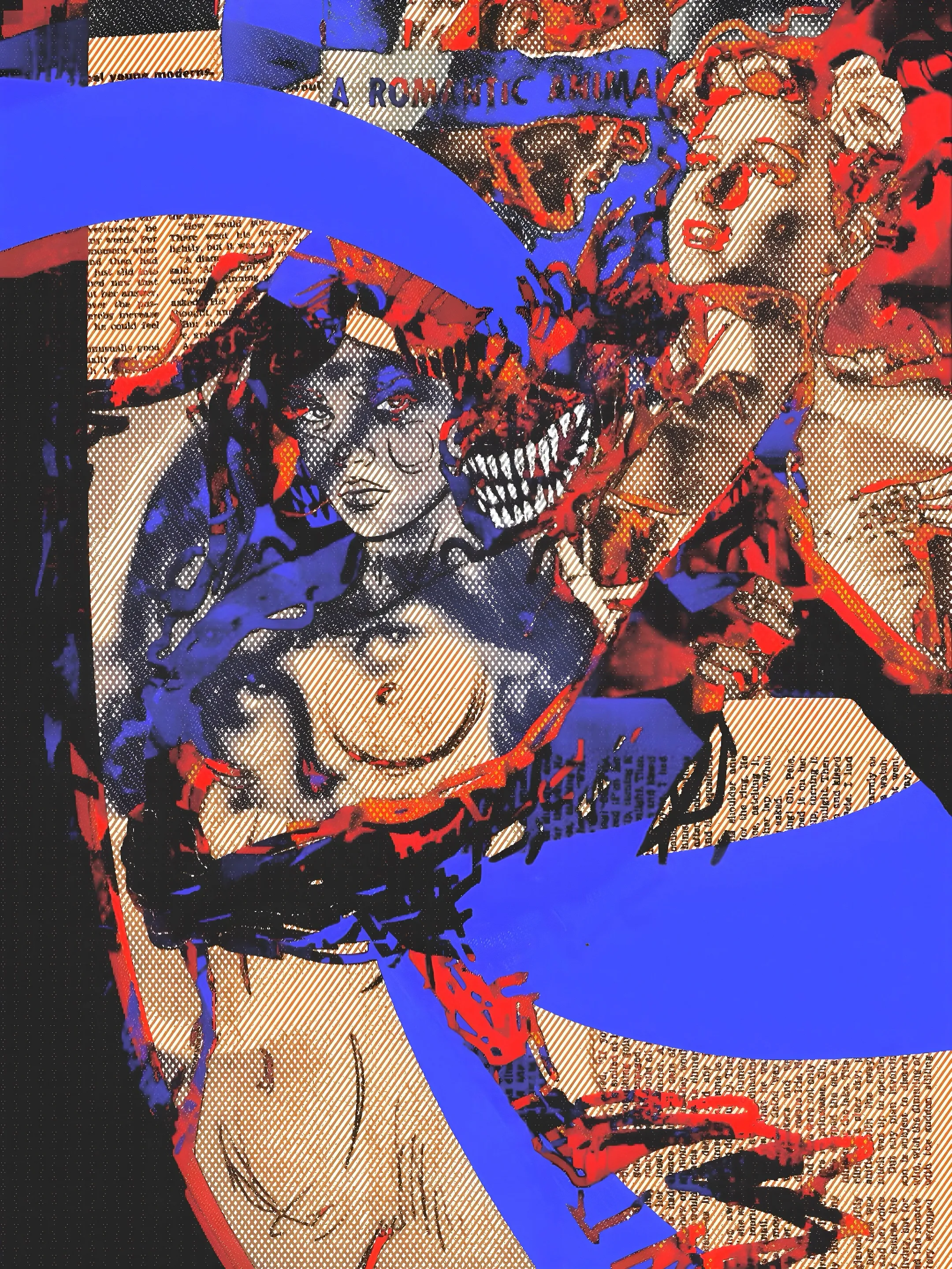 Physical art turned into a digital experiment in matchstick box colors