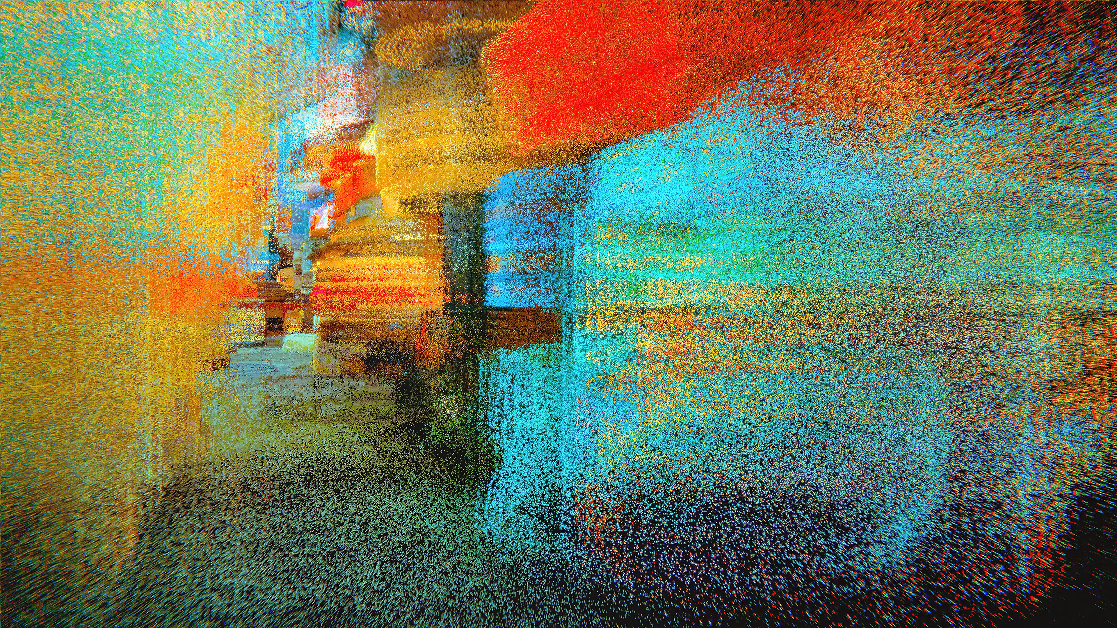"Hipparcos, a genius hacker, specializes in building historical simulations for companies in Megalopolis.
She often comes to stroll in one of her favorite prototypes that she has named: Virtual Light."
This artwork is the first in a series called Virtual Light, conceived as a tribute to the work of Syd Mead.
I really enjoyed working with the variety of color ranges, the cylindrical shapes and the transparency effects.
(3840x2160 px)
