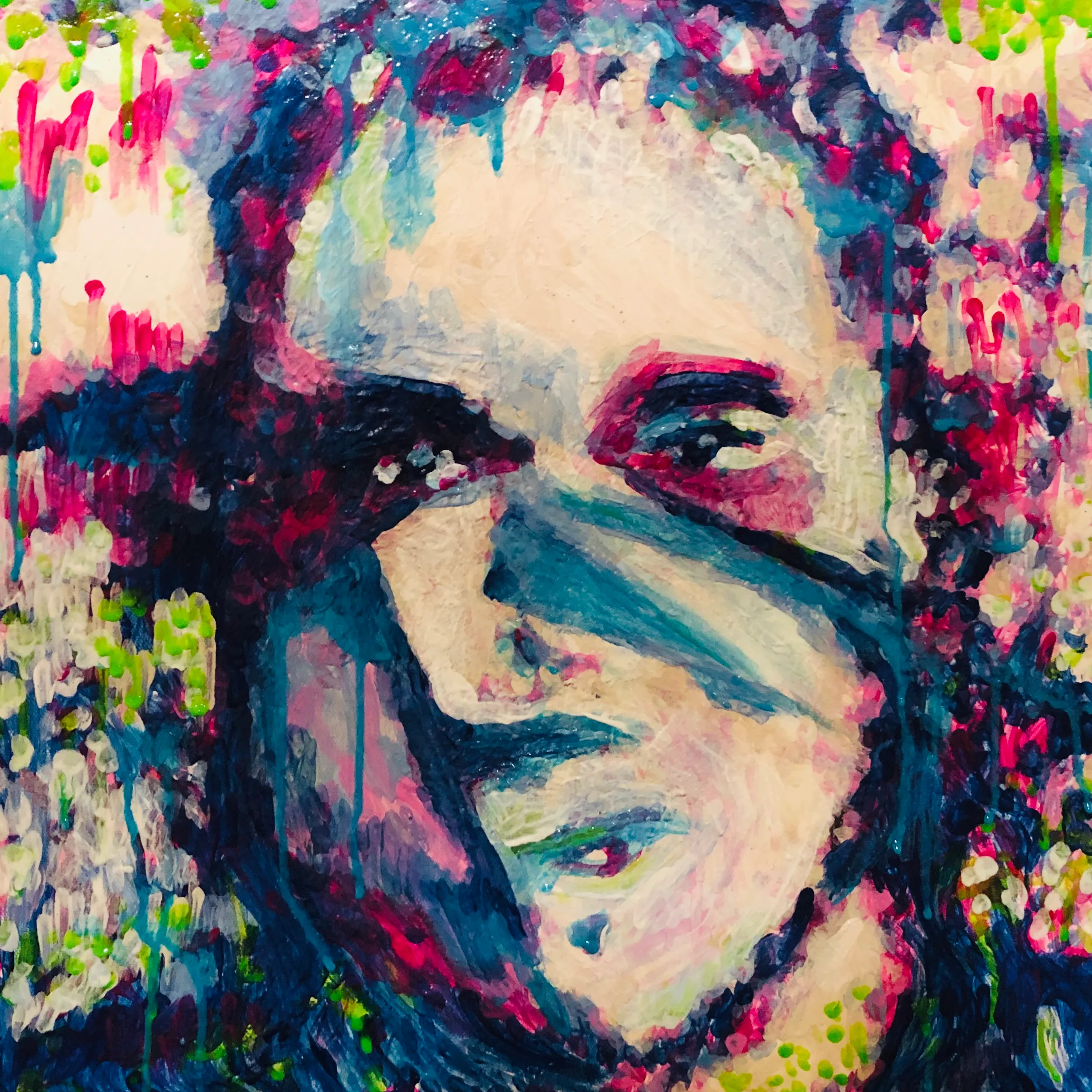 Is it a self-portrait if it was completely imagined and painted by my robots?