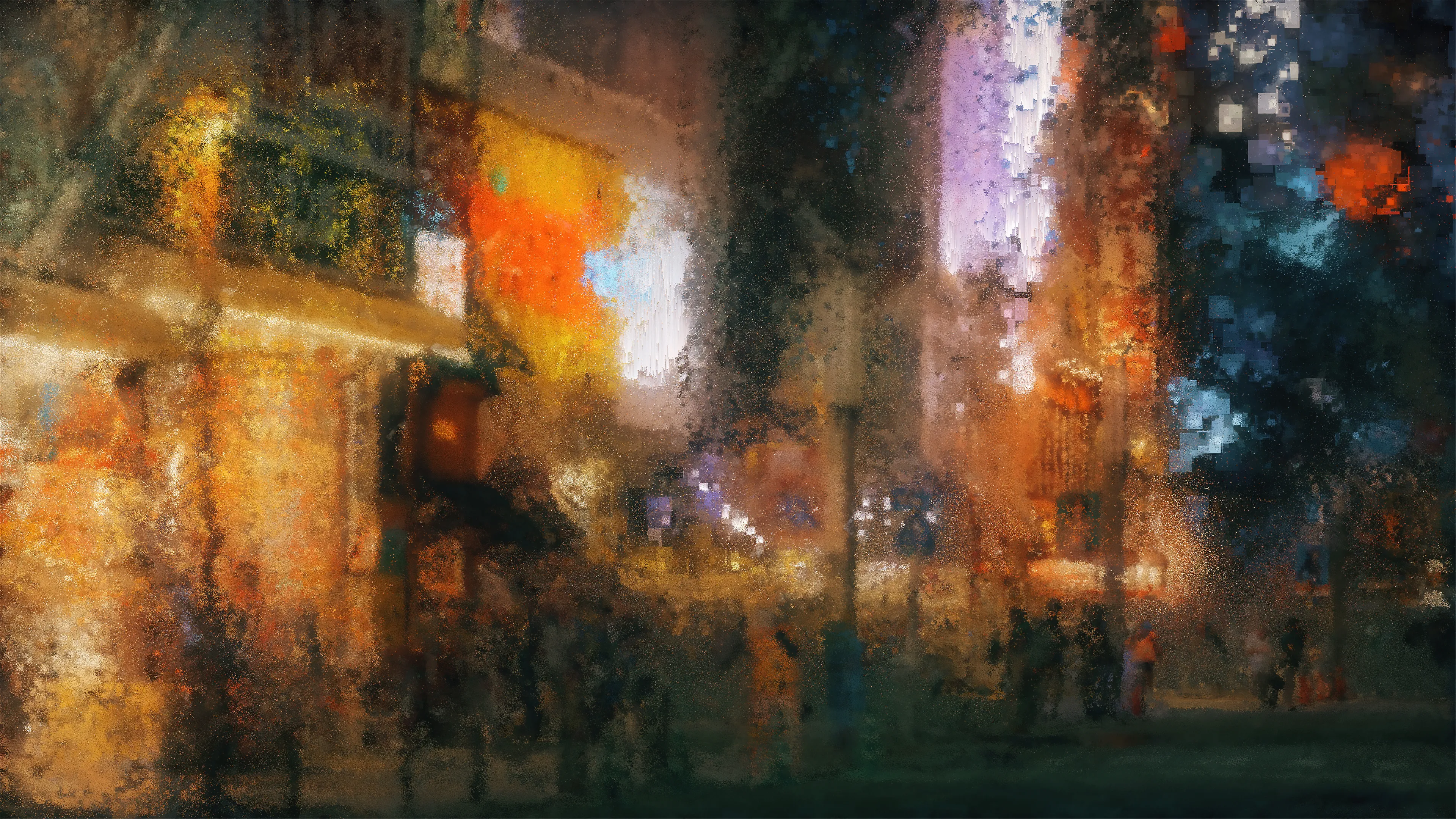 "How many men and women that we imagine dead or missing inhabit these blocks of buildings that mark the edges of cities?" Patrick Modiano.
This work is the first in a series entitled Burning Memories conceived as a tribute to strolling and urban reverie. (benjaminbardou.com) (15000x8438 px)