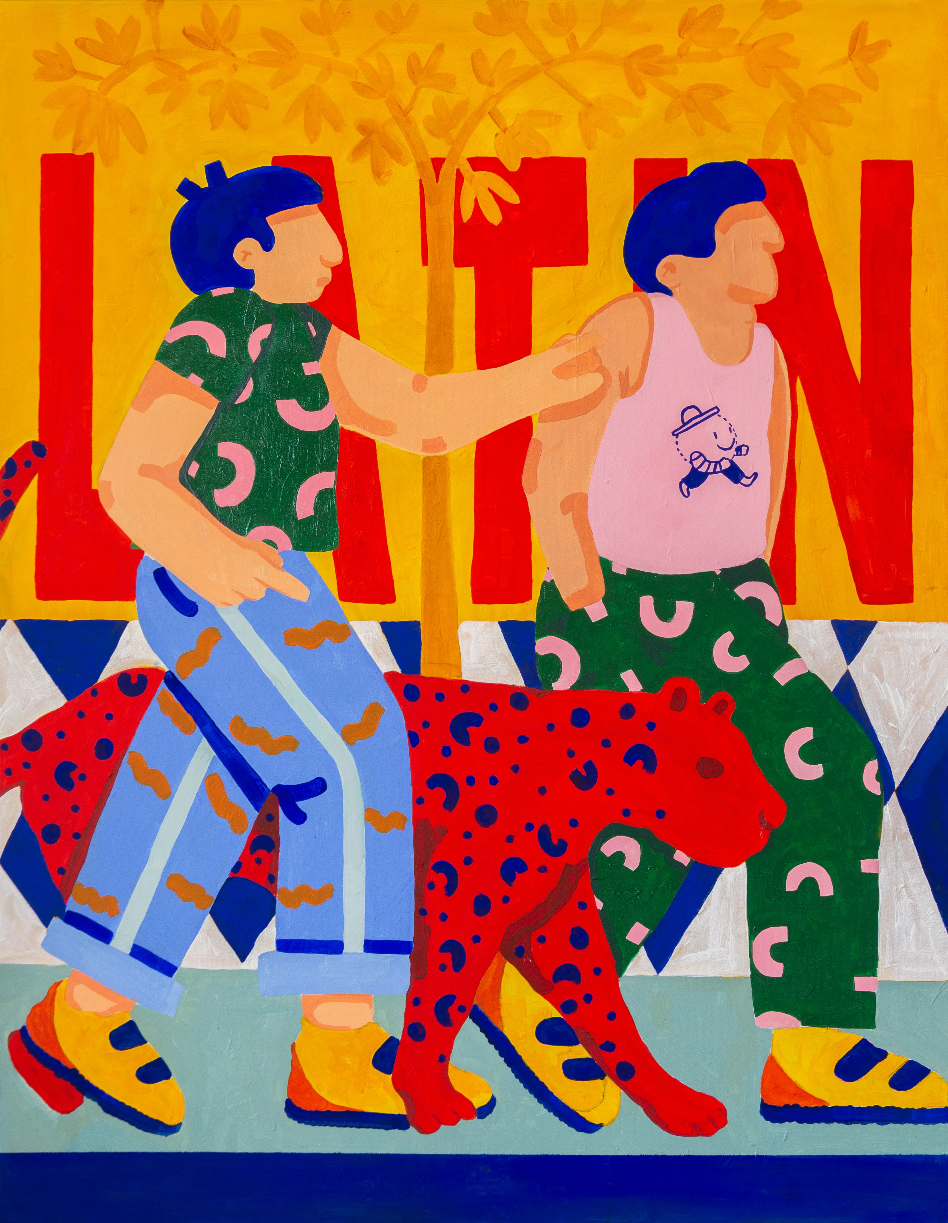 To be a Latin artist is to carry fire in your chest and rhythm in your hands.
It’s painting not just with color, but with memory, ancestry, and joy —
turning struggle into shape, noise into pattern, history into light.

Dimensions: 70 x 90 cm (27.5 x 35.4 inches)

The first collector to acquire this piece will receive the original painting shipped directly to their home.
Please note: shipping costs are not included and must be covered by the buyer.