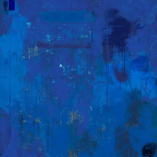 kinda BLeU | digital painting | 2022 | after tjo's "BLeU"