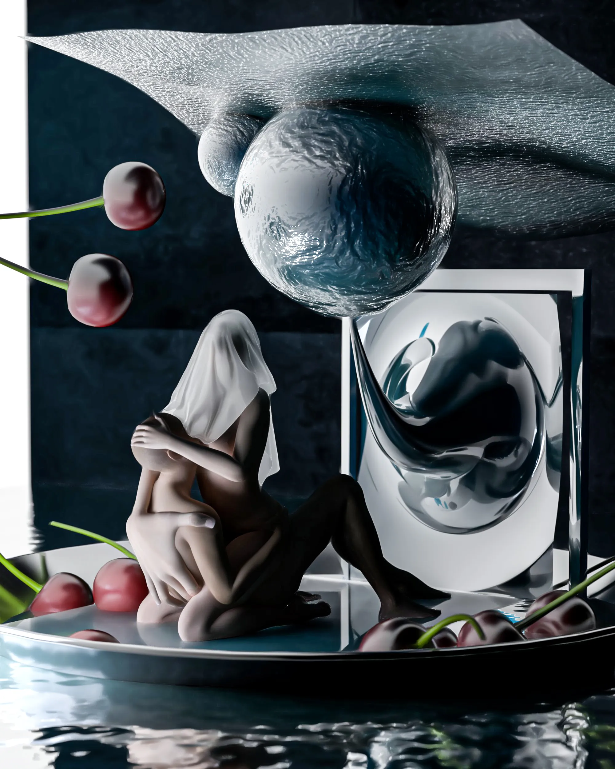 Final artwork from "Spines" / "Espinas de cuando empecé a querer" series 2019 (3/3) 
