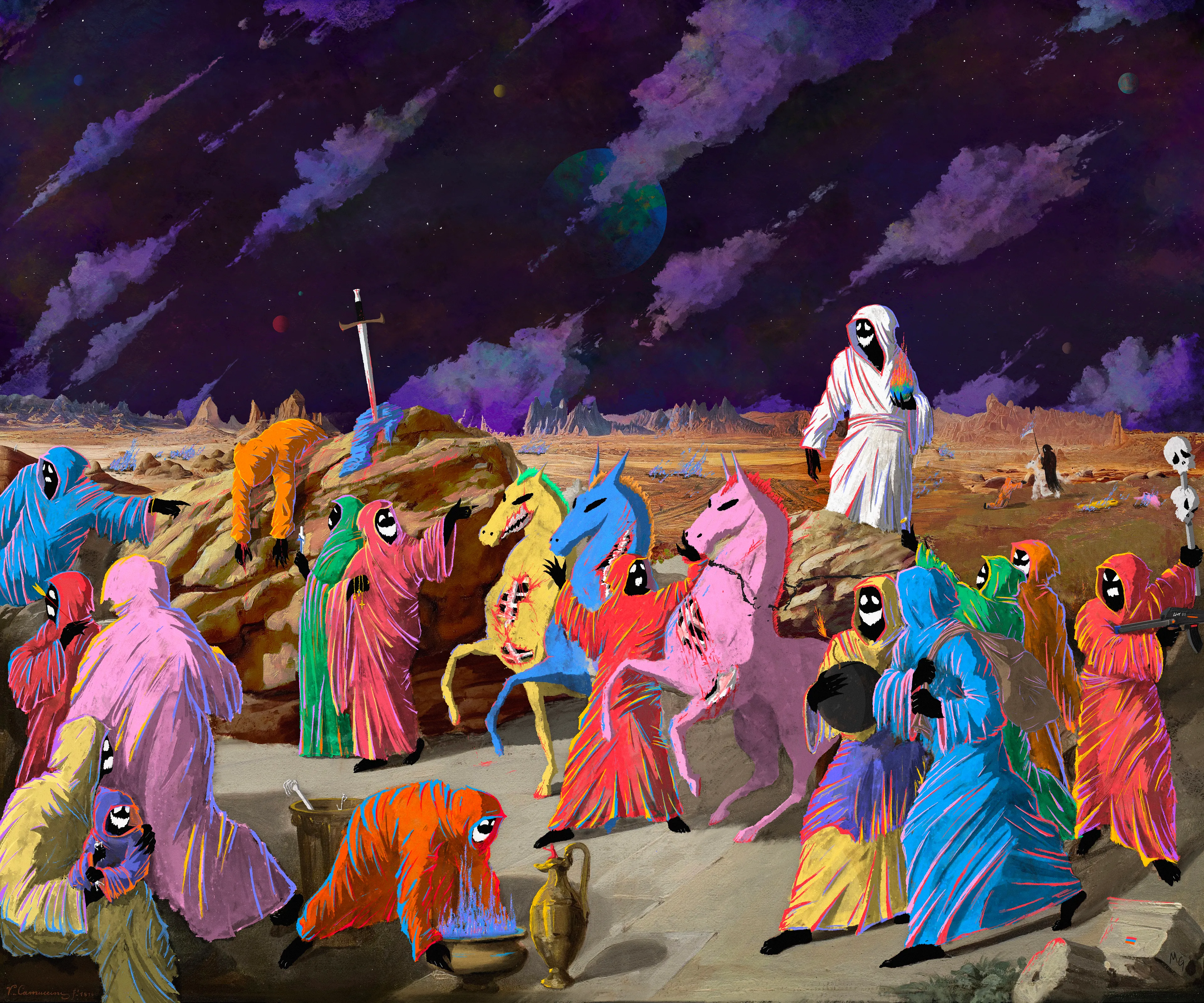 The Dance of Our Fathers... Based on A Roman Triumphal Entry by Vincenzo Camuccini