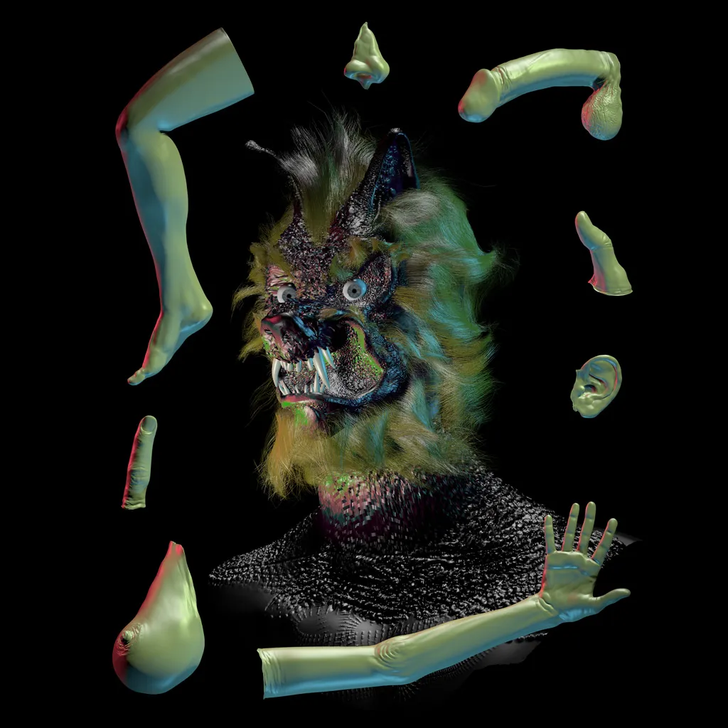 Wolfman maybe feelin kind of doubtful about his life decisions.

1920 x 1440 pixels, 11 seconds looping.
Crispy OpenGL-rendered version.
ZBrush and Blender