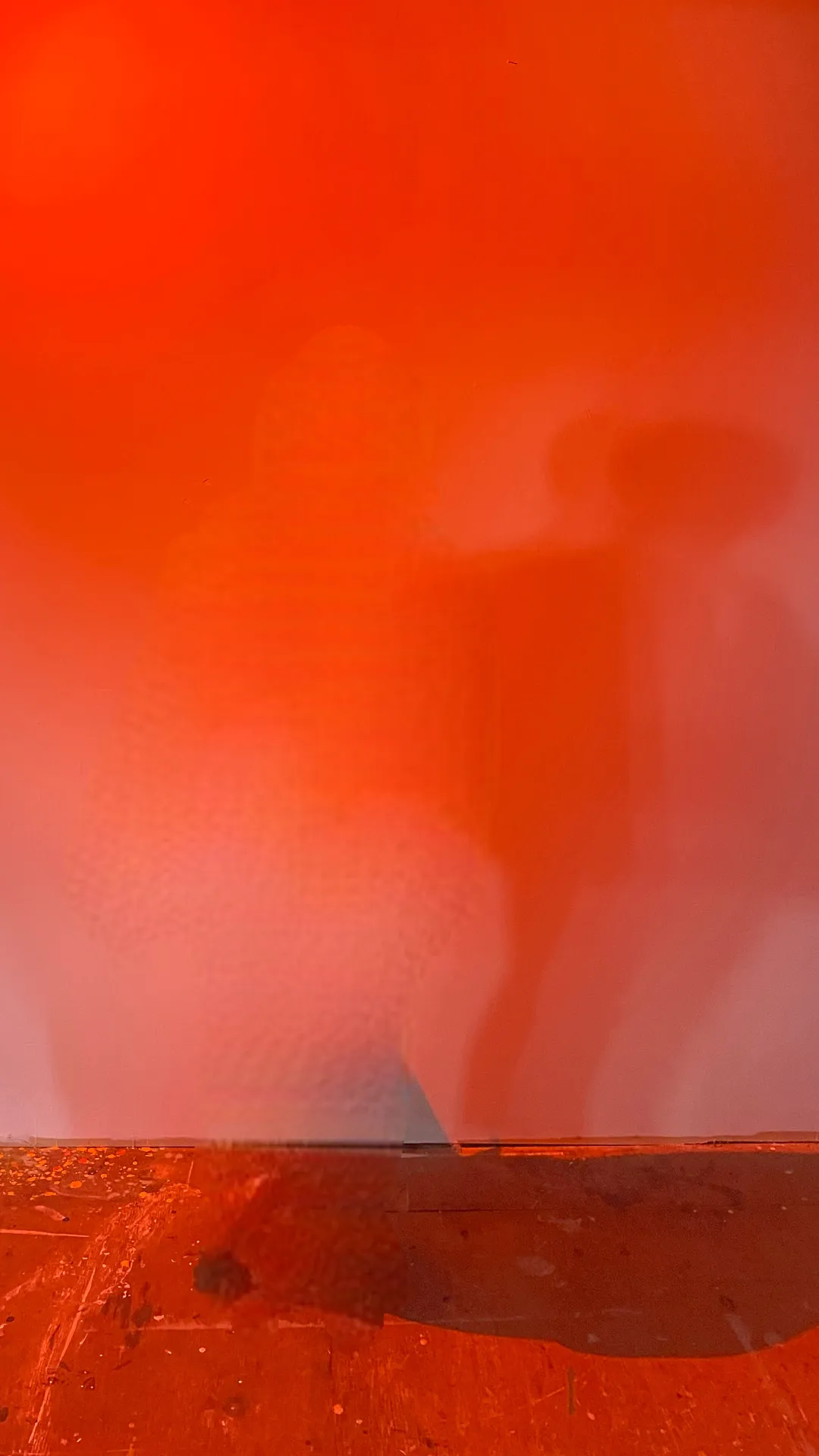 This work is part of the series 'Nude study' in which I record images with the Bye Bye Camera — an app I created. The mobile application uses neural networks to erase humans from pictures, but the camera maintains human traces. I compare these visual traces to surreal artifacts of a speculative scenario that is post-human. 