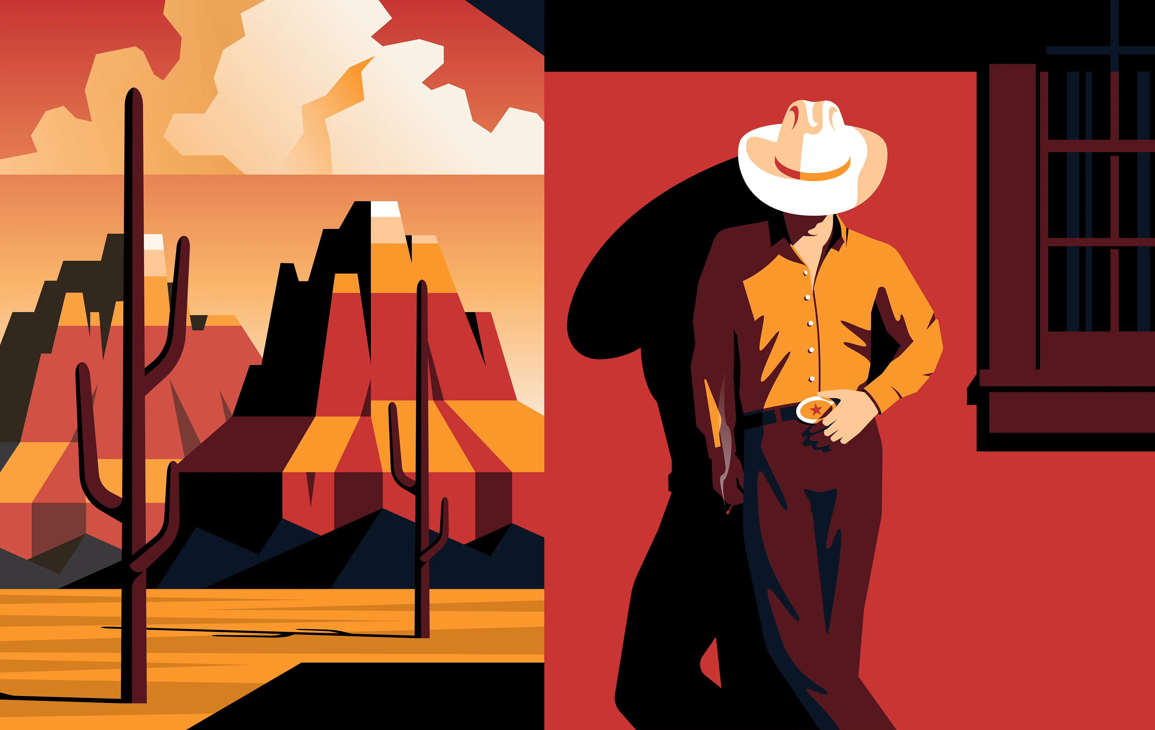 Too restless to settle down. 