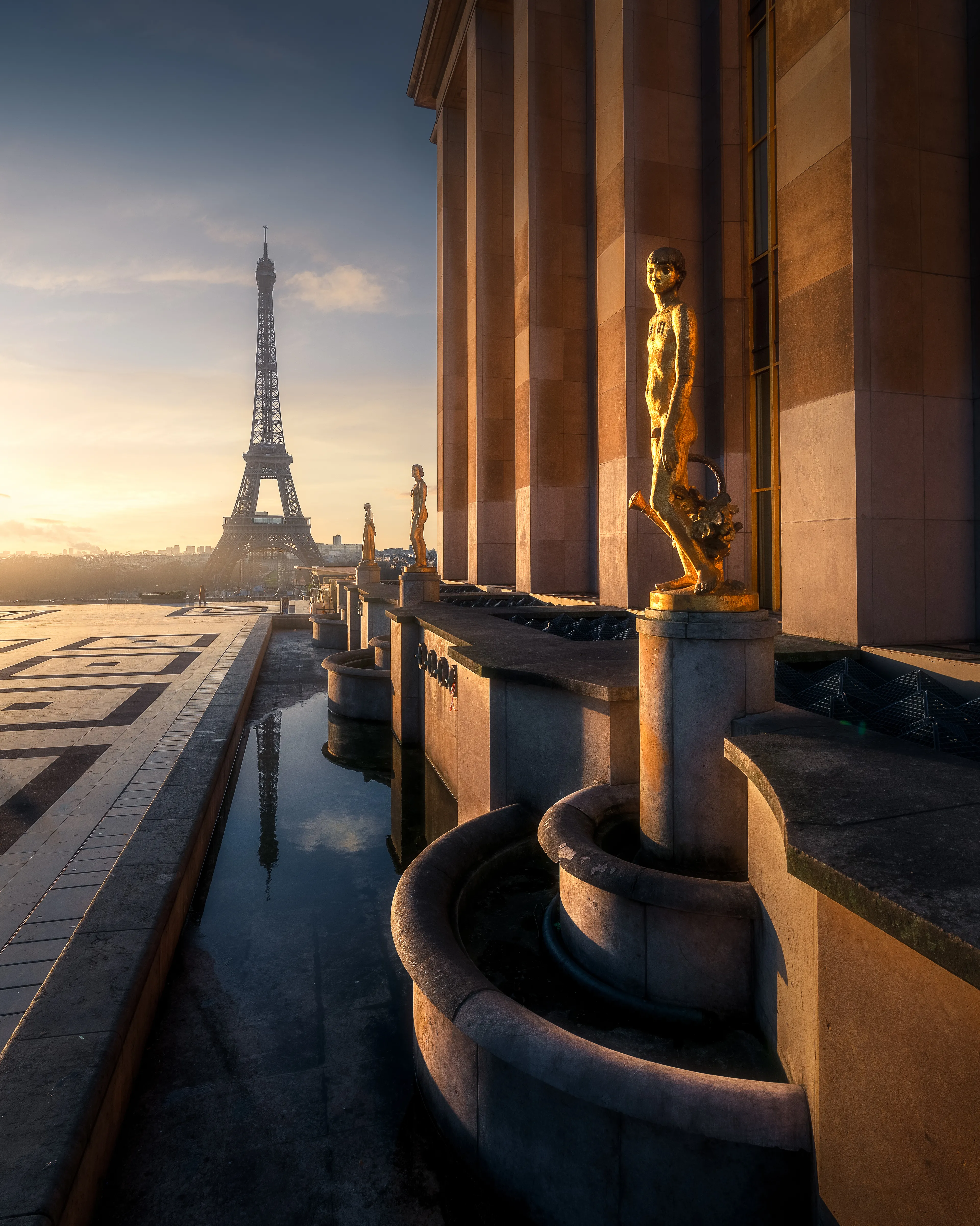 Paris is one of most beautiful cities in the world, full of rich history and stunning neo-classical architecture. Shortly after sunrise on a crisp Spring morning, I challenged myself to capture a unique image that embodied the city’s nickname, The City of Light. As the sun rose, the light brushed everything before me, creating a golden glow that forced me to pause for a moment, and take it all in.